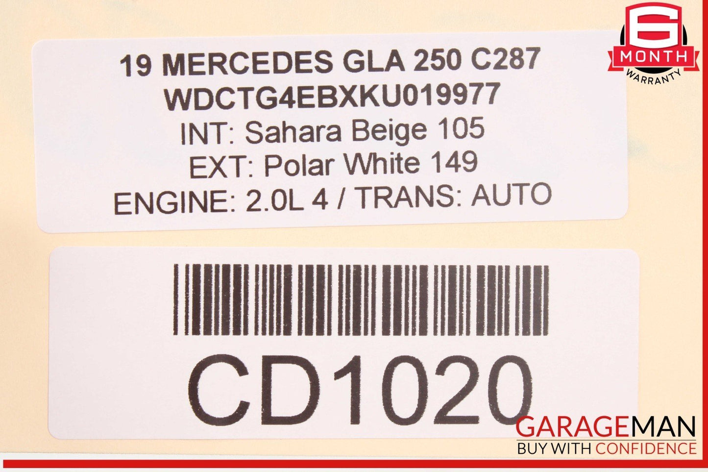 15-20 Mercedes X156 GLA250 Interior Door Panel Front Right Side OEM