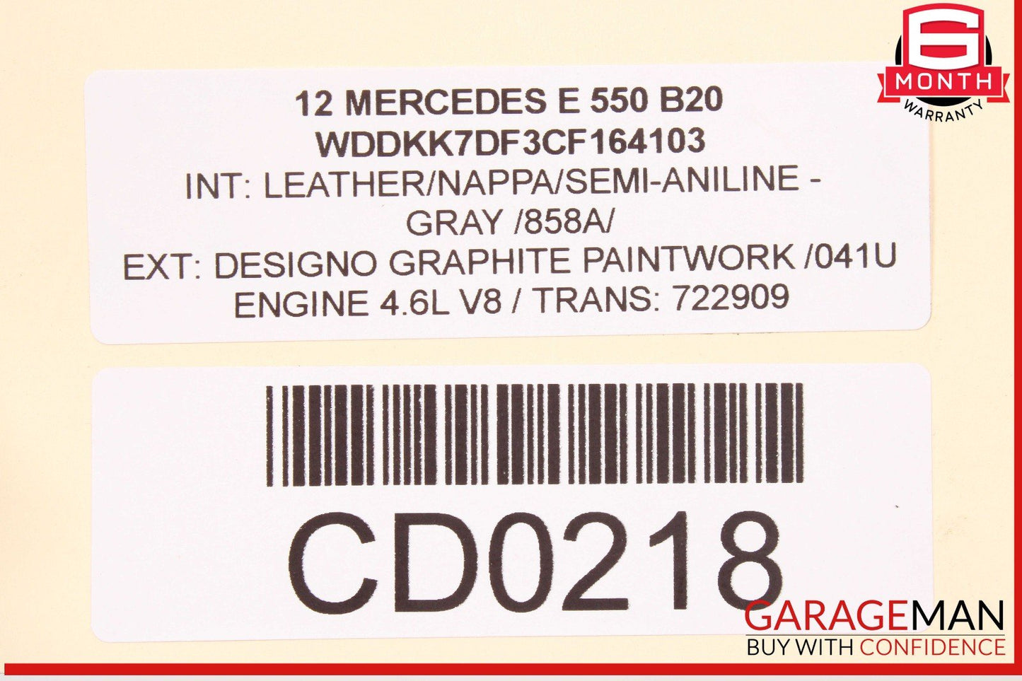 06-12 Mercedes W164 ML350 GL450 Rear Diff Differential Axle Carrier OEM