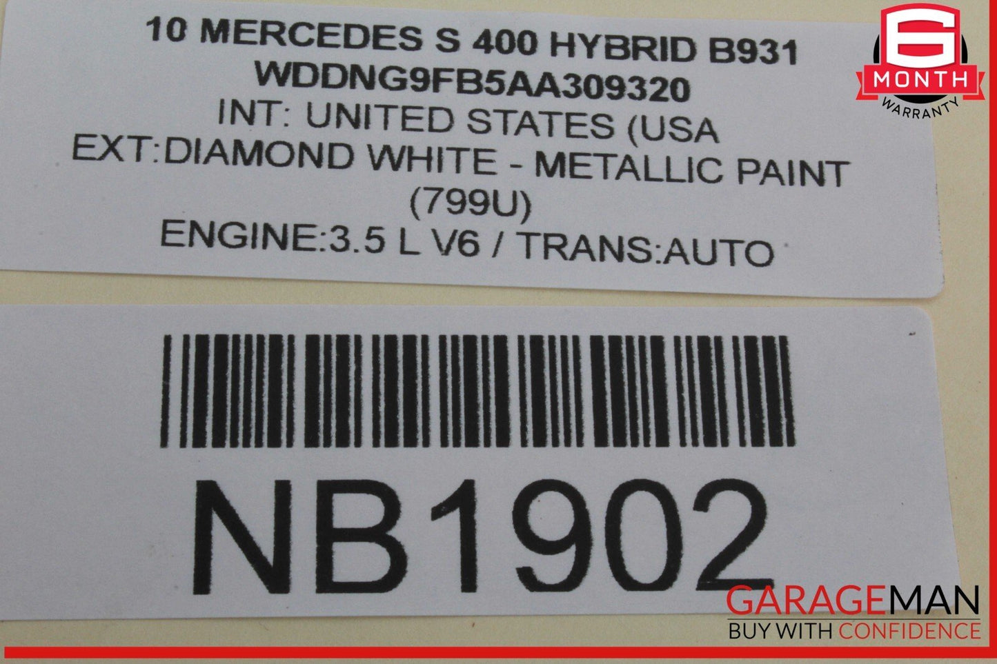10-13 Mercedes W221 S400 Hybrid Rear Window Sun Shade Screen Roller Blind OEM