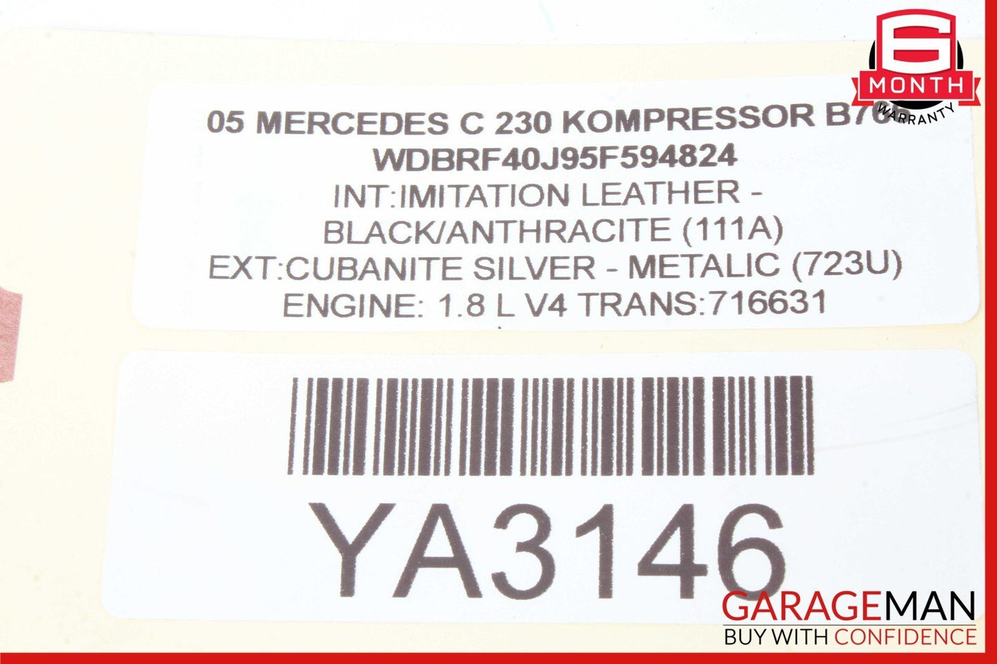 01-07 Mercedes W203 C230 C280 Front Right & Left Door Sound Audio Speaker Set