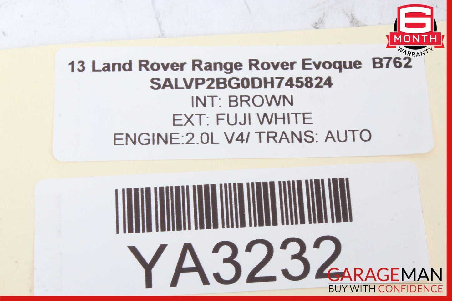 12-13 Land Rover Range Rover Evoque L538 Info Navigation Display Monitor Screen