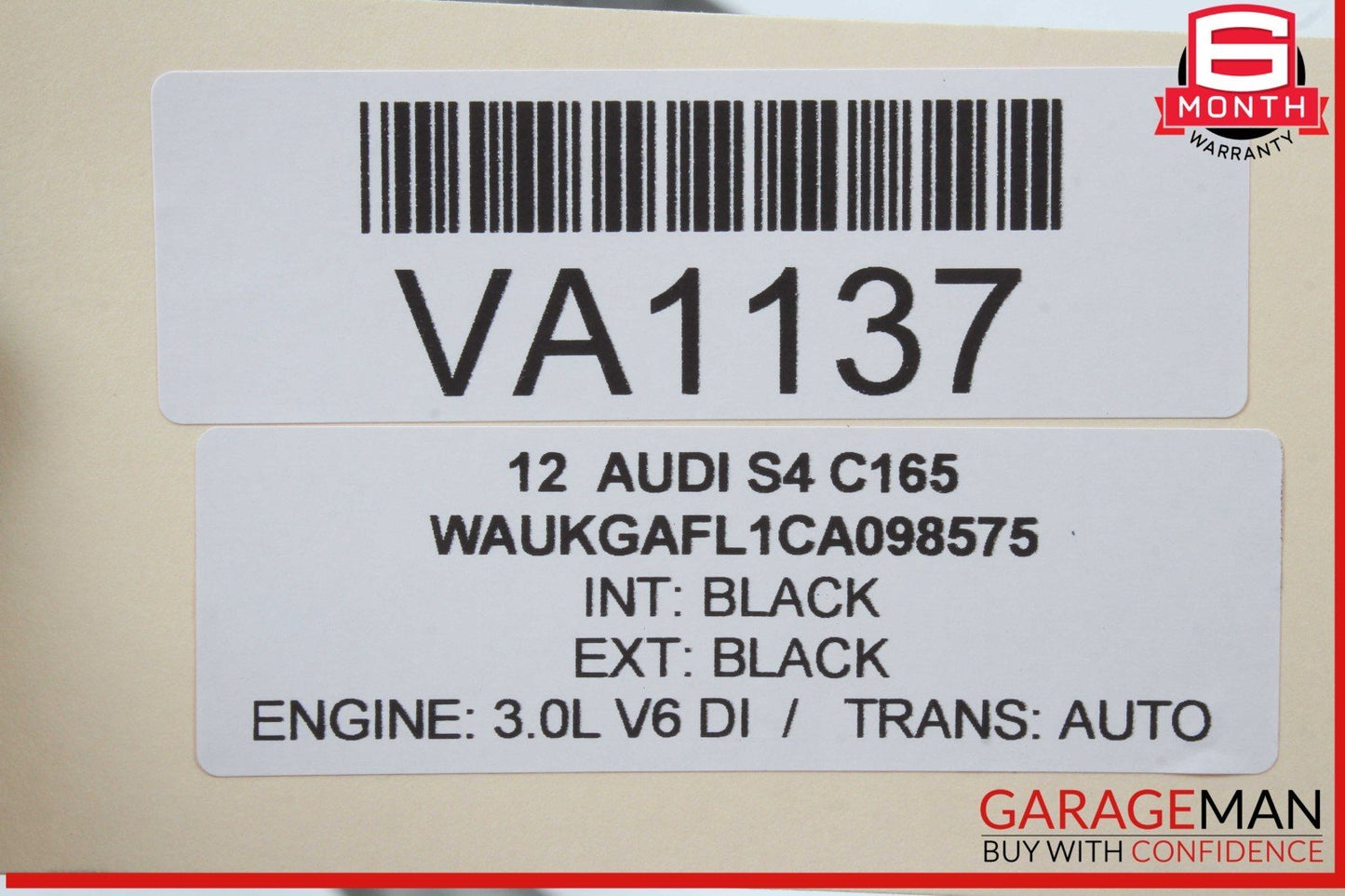 09-16 Audi S4 A4 Rear Right Passenger Side Lower Control Arm 8K0505312J OEM
