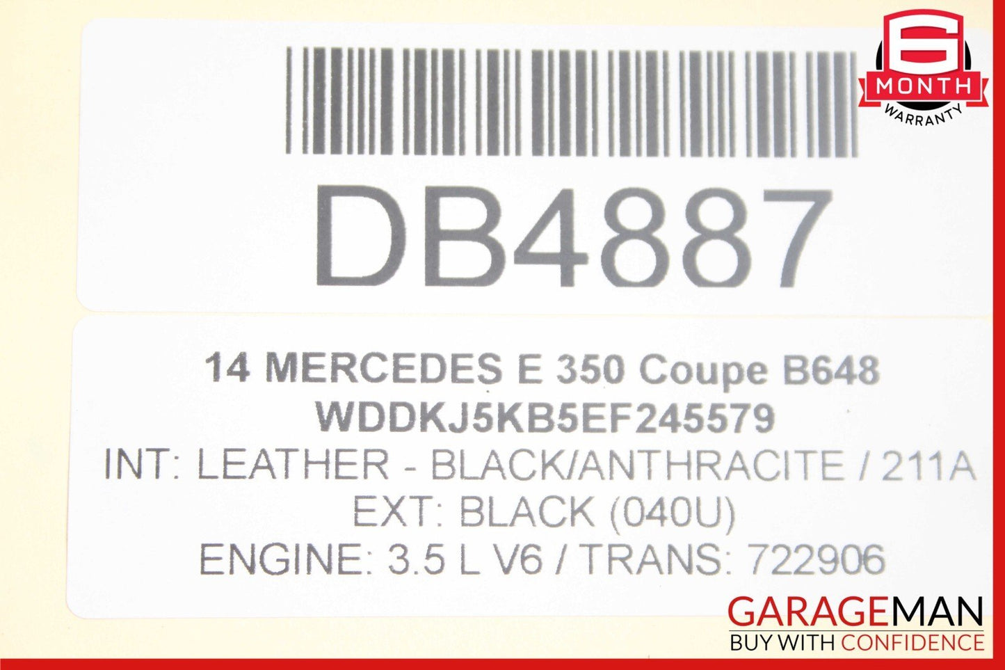 10-13 Mercedes W207 E350 Rear Right Spindle Knuckle CV Shaft Driveshaft Assy