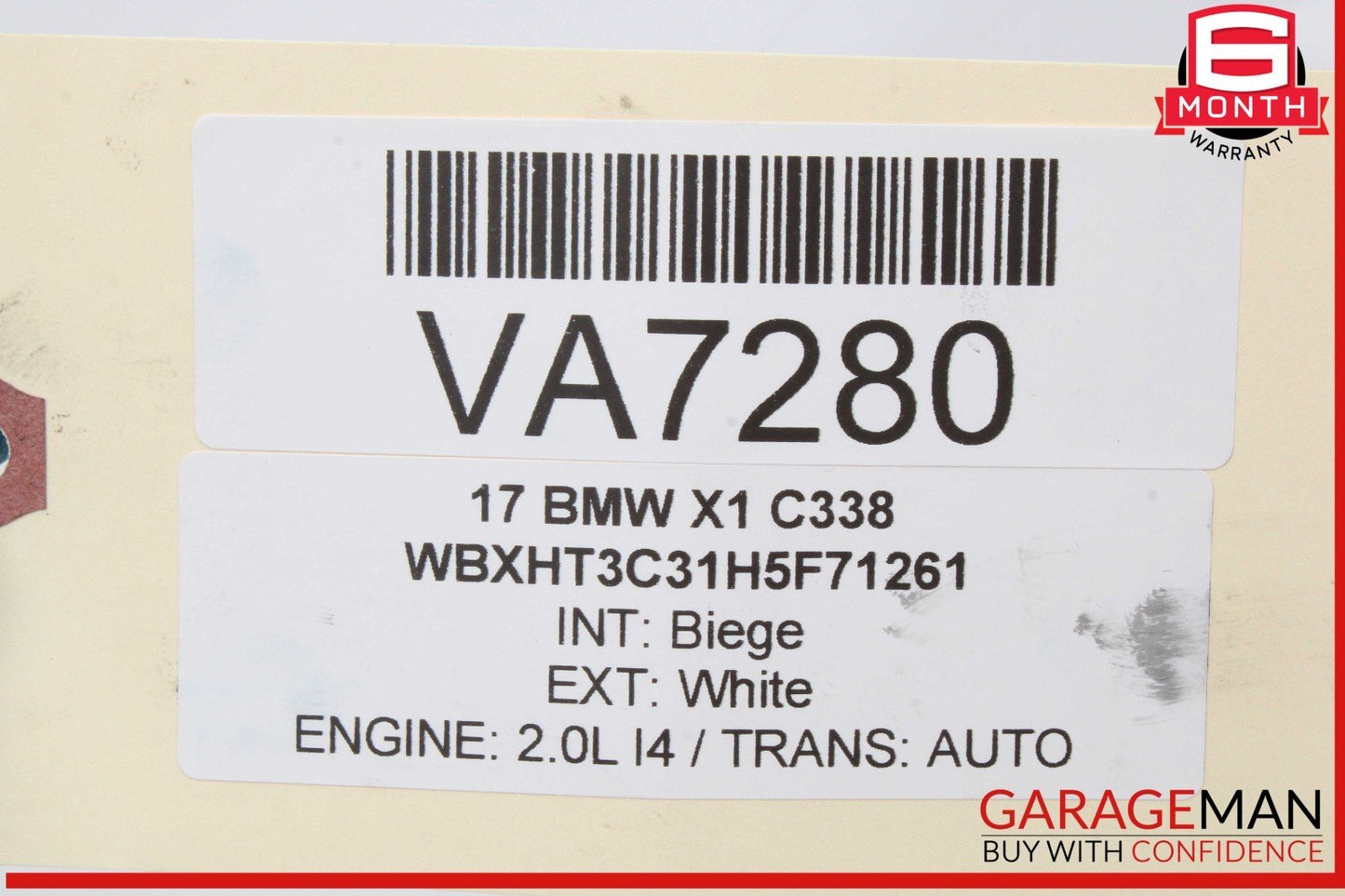 16-22 BMW X1 F48 Windshield Windscreen Wiper Linkage w/ Motor Assembly OEM