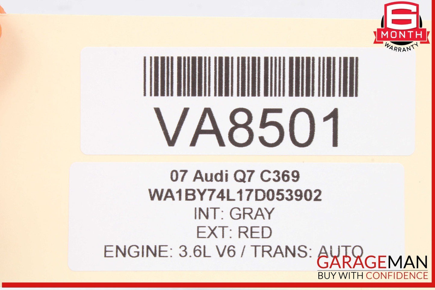 06-15 Audi Q7 Front Left or Right Door Audio Sound Speaker Bose 494271 Genuine