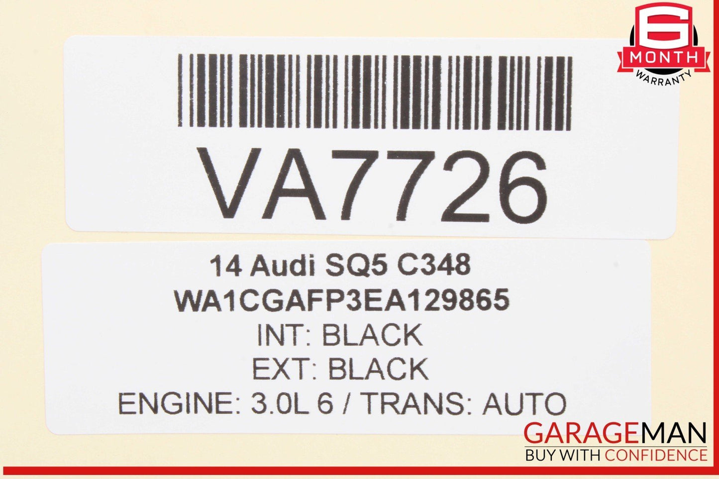 08-18 Audi SQ5 S4 Q5 A4 A5 Right Passenger Side Exterior Door Handle Black OEM