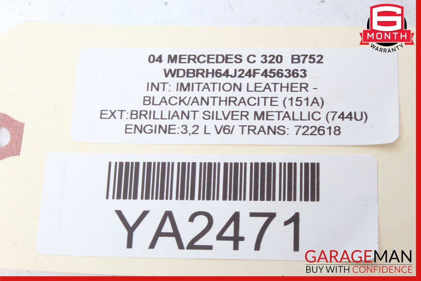 98-03 Mercedes W210 E320 CLK320 Front Right Side Foglight Fog Light Lamp OEM