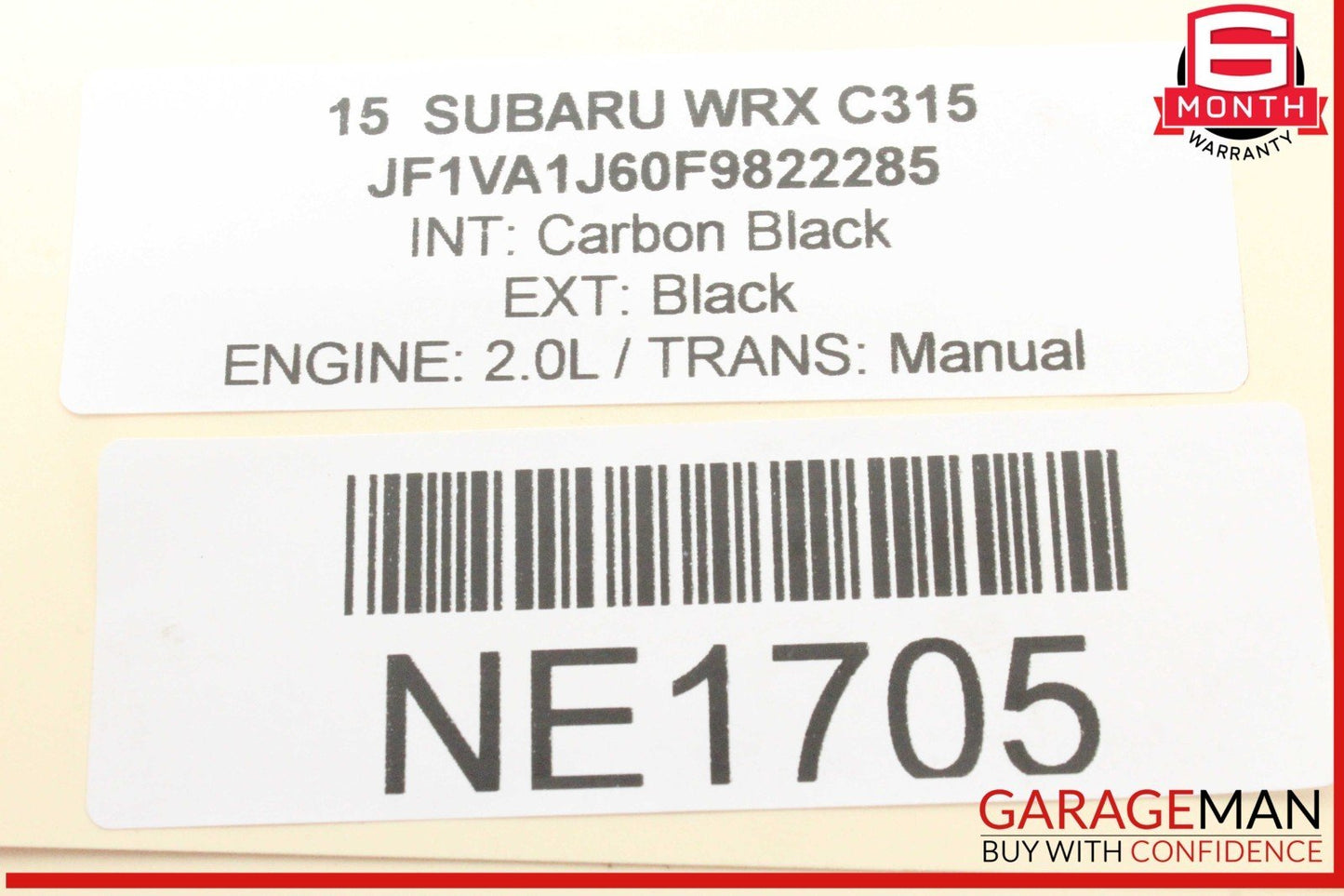14-18 Subaru WRX Steering Column Control Switches Assembly 173832 OEM