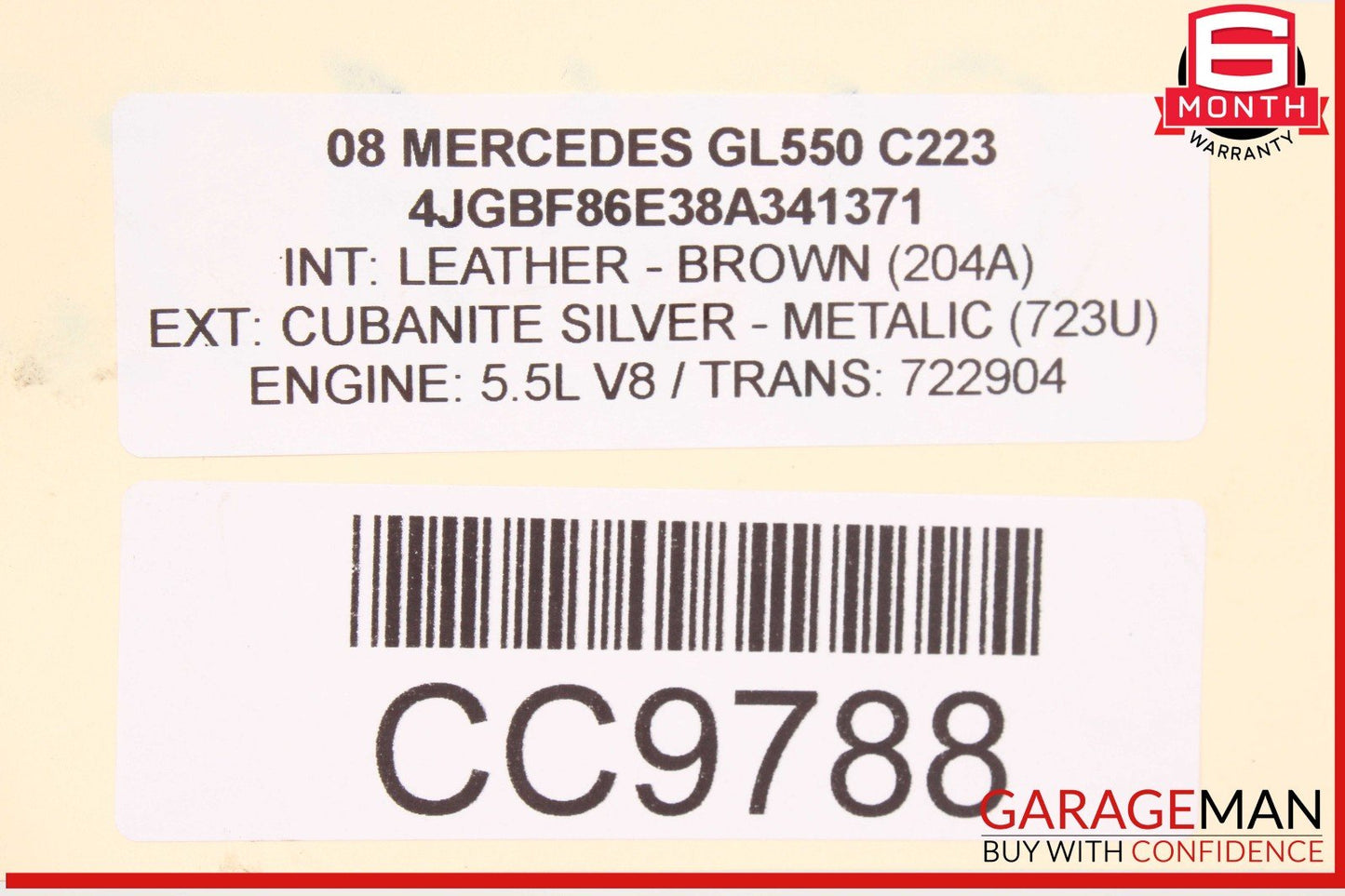 06-13 Mercedes X164 GL550 Cooling Radiator AC Condenser Oil Cooler OEM