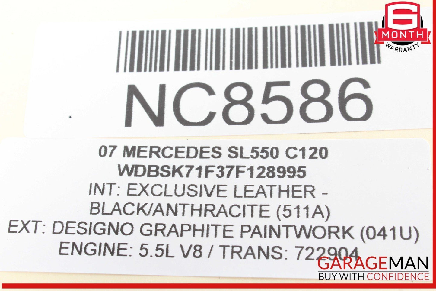 03-08 Mercedes R230 SL550 SL55 AMG BOSE Subwoofer Audio Radio Speaker OEM
