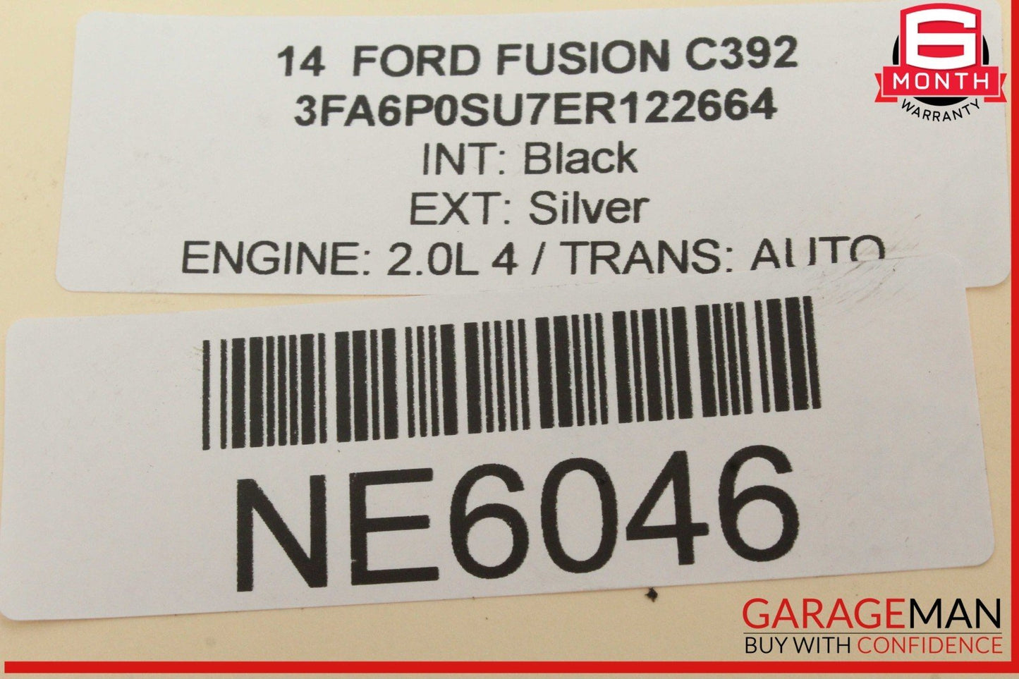 13-16 Ford Fusion Fuel Pump Assembly DG939H307UC OEM