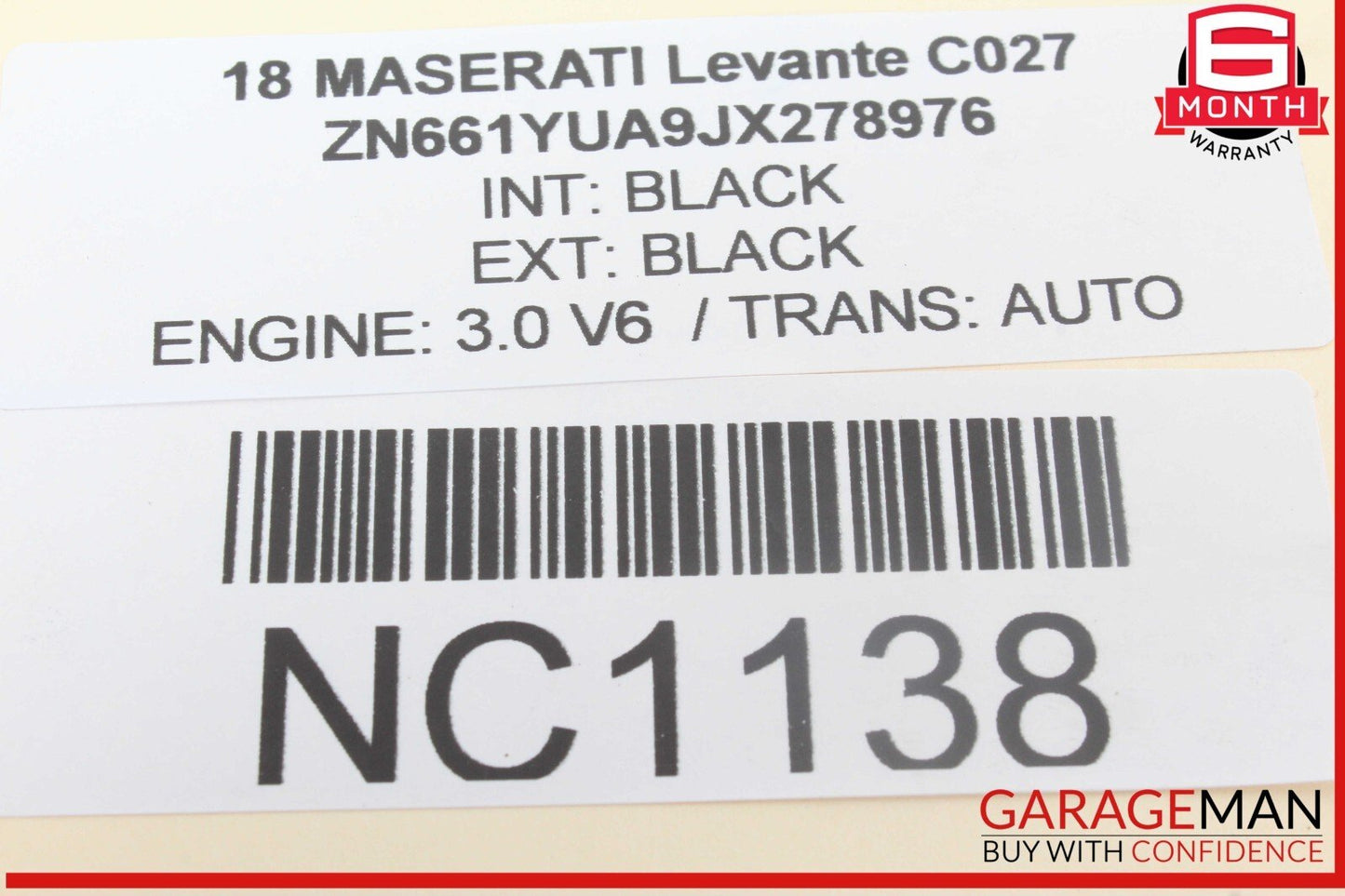 17-20 Maserati Levante M161 Front or Rear Side Door Speaker Set of 2 670036368