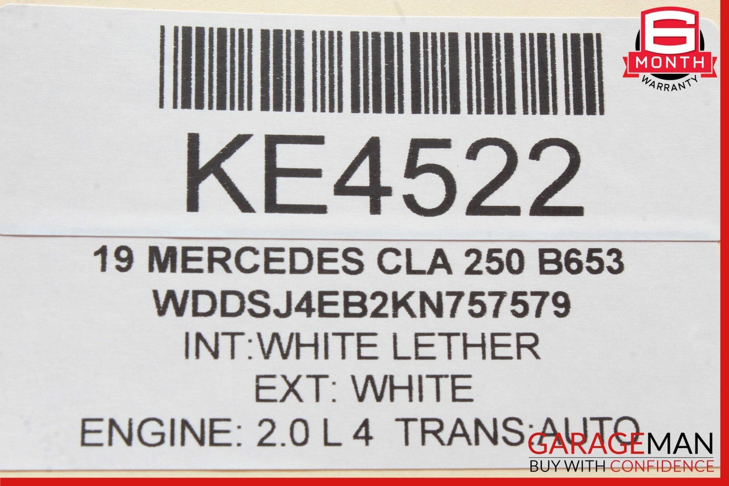 14-20 Mercedes W117 CLA250 Rear Right or Left Suspension Lower Control Arm OEM