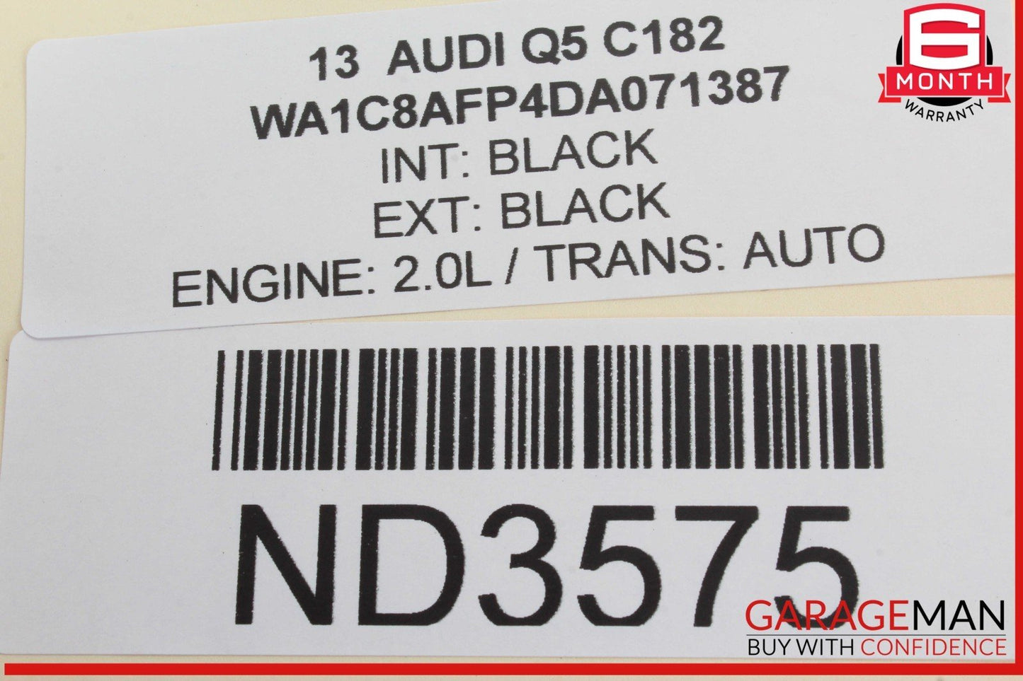 13-17 Audi Q5 SQ5 Hybrid HV High Voltage Battery Harness Cable 8R1971013 OEM