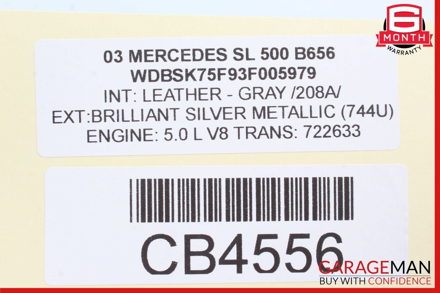 03-06 Mercedes R230 SL500 SL65 Front Left Side Wheel Spindle Knuckle Hub Bearing
