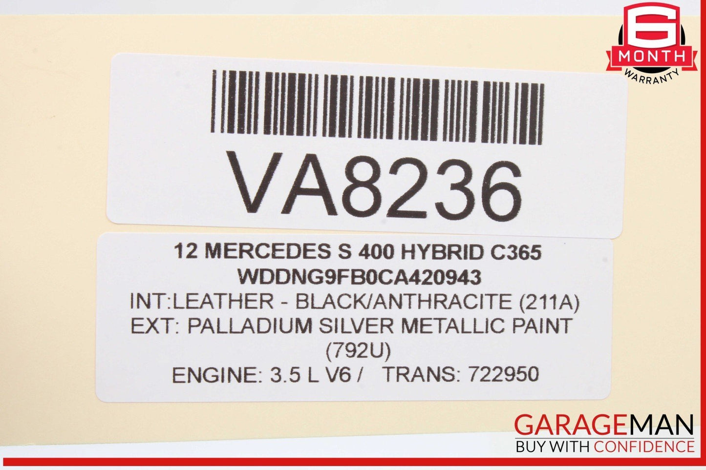 10-14 Mercedes W221 S400 S63 CL63 AMG Rear Sam Fuse Box Relay Module Control OEM