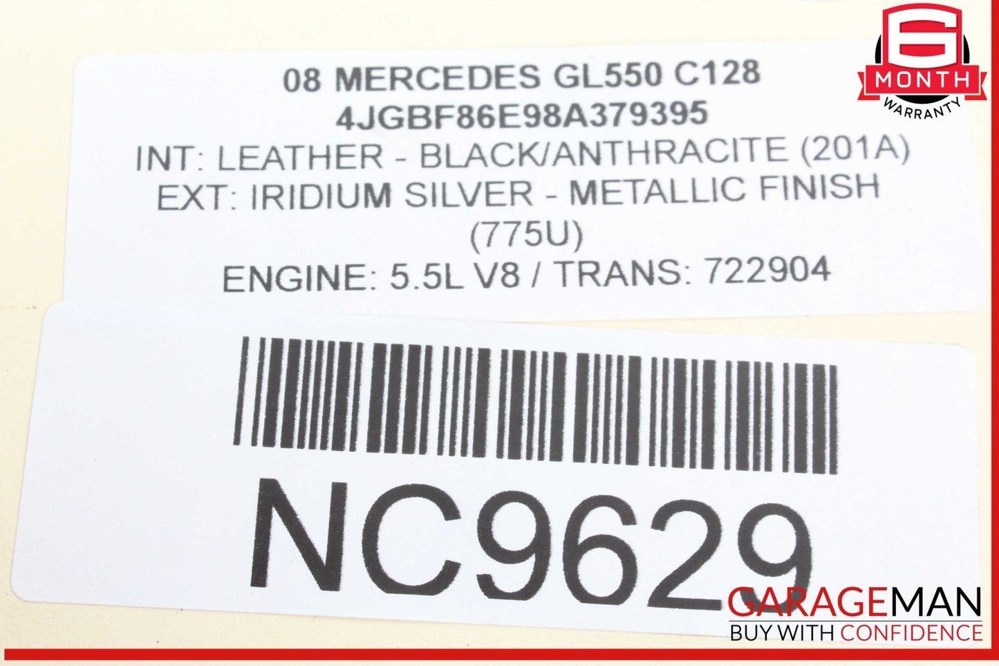 06-13 Mercedes X164 GL550 ML550 Rear Left Side Suspension Lower Control Arm OEM