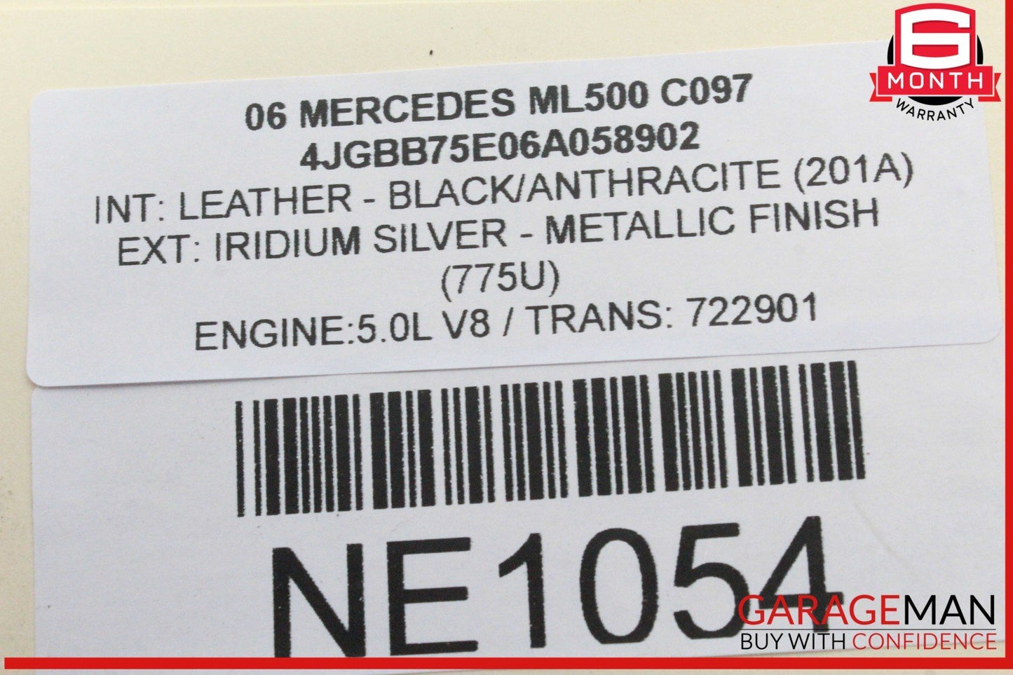 02-05 Mercedes W163 ML500 ML350 Front Left Side Halogen Headlight Head Lamp OEM