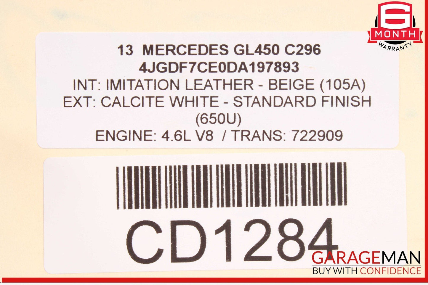 12-16 Mercedes X166 GL450 722.9 7G Automatic Transmission 722.909 OEM 94k