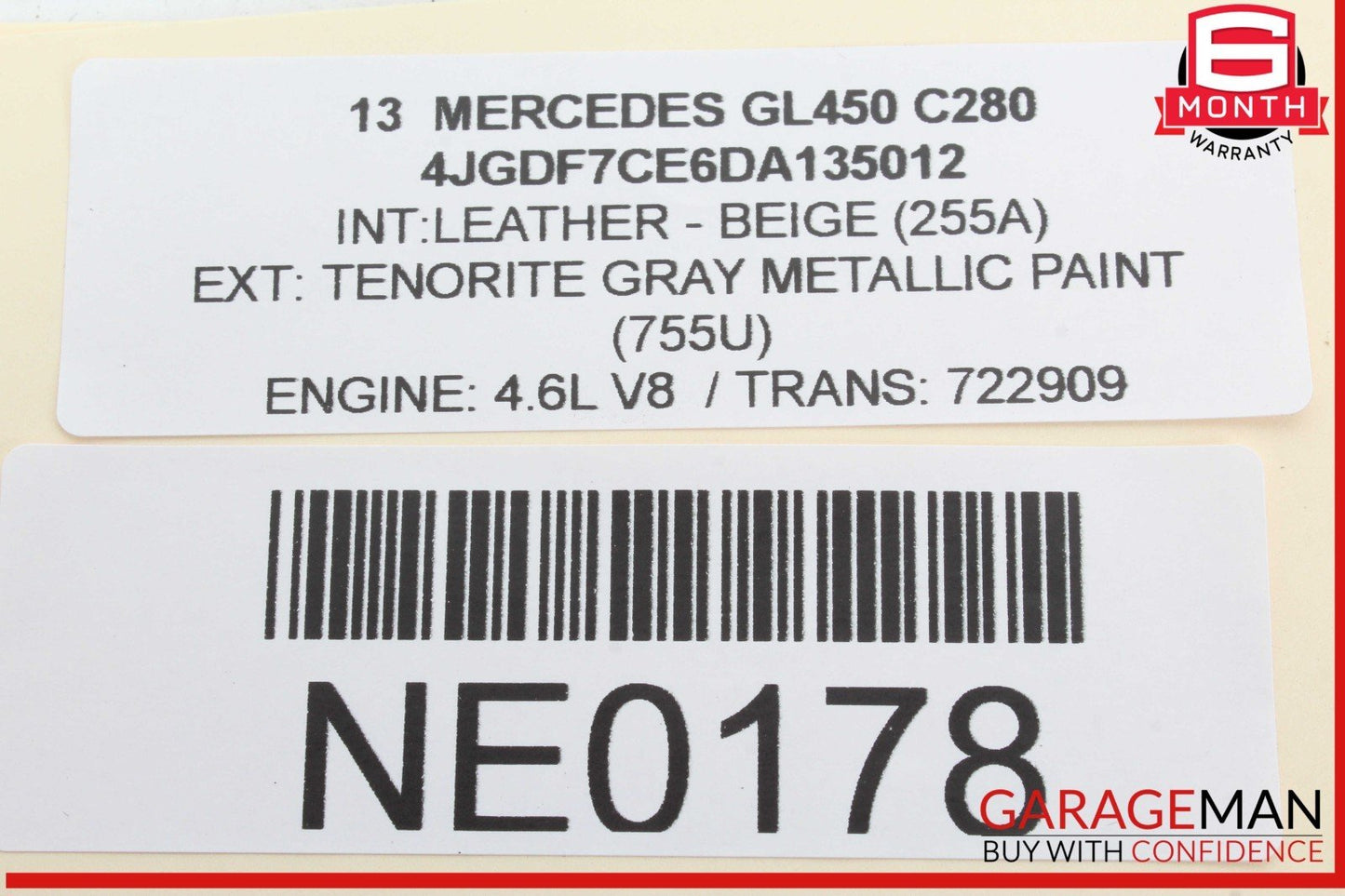 12-16 Mercedes X166 GL450 Dash Dashboard Center A/C Air Bezel Trim OEM