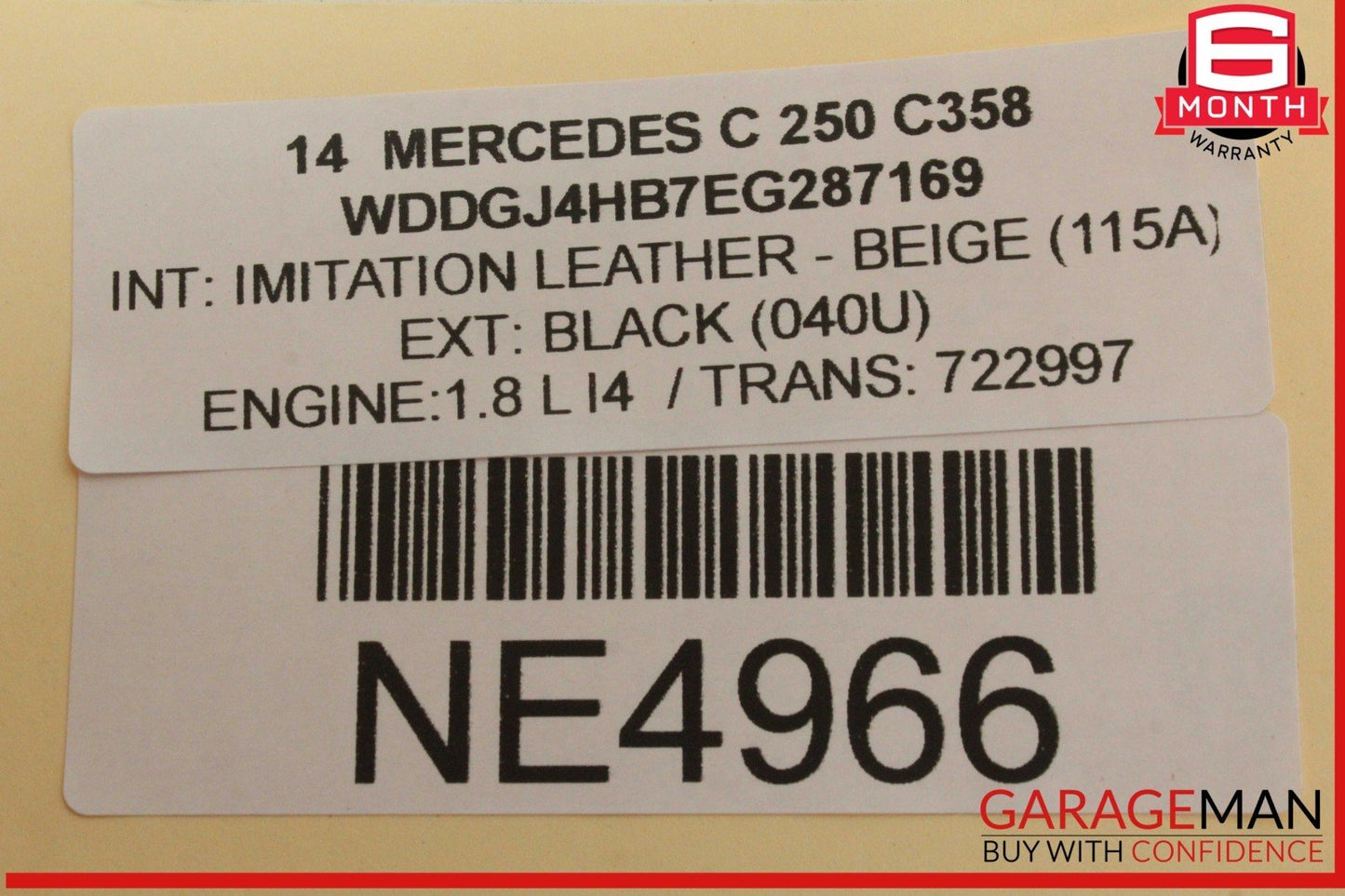 08-18 Mercedes W204 C250 Front Left and Right Side Door Audio Speaker Set OEM