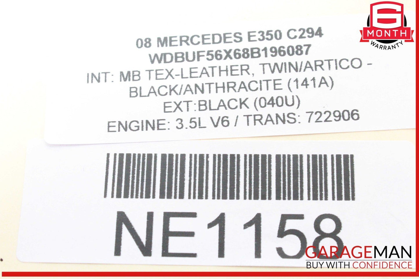 01-11 Mercedes W211 E350 C55 AMG Rear Trunk Lid Lock Latch Handle Assembly OEM