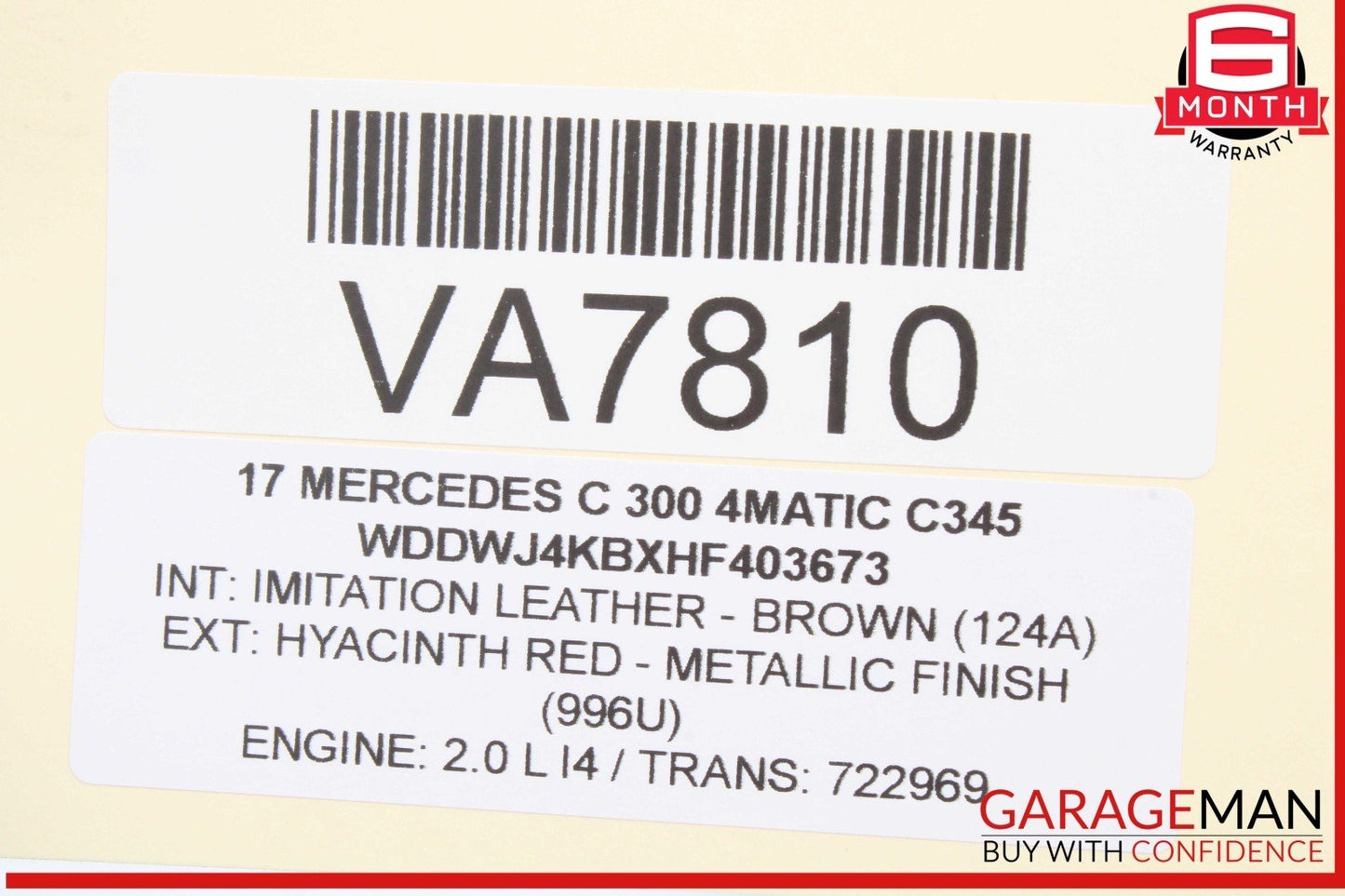 15-20 Mercedes W205 C300 4MATIC Front Left and Right Side Door Sound Speaker OEM