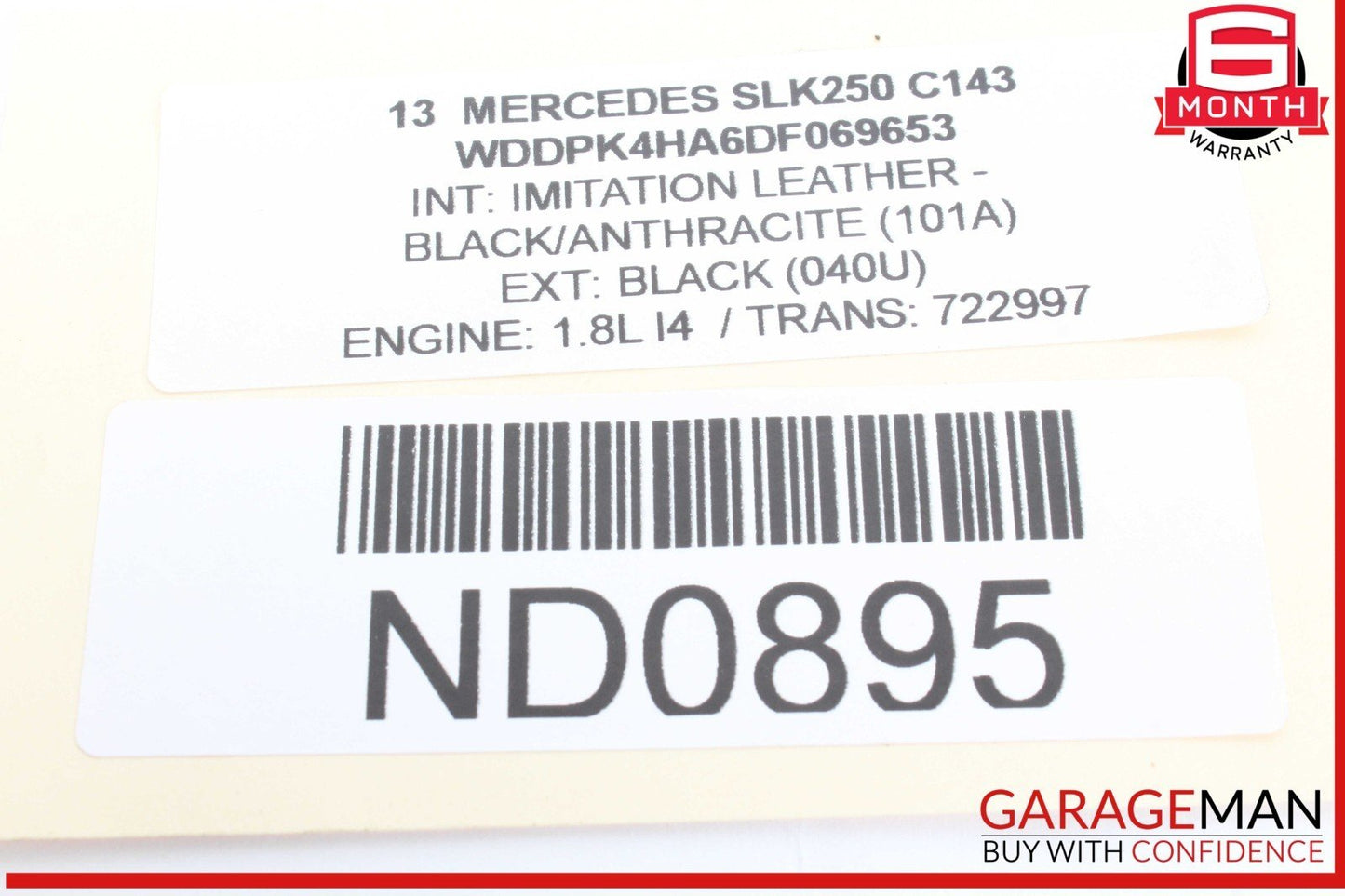 12-15 Mercedes R172 SLK250 Intercooler Air Cooler Radiator 2045000100 OEM