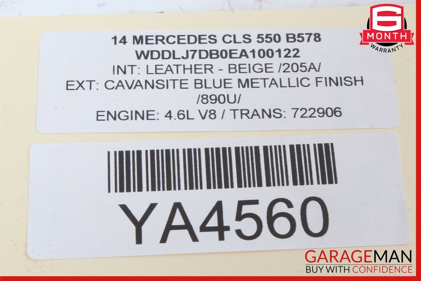 12-18 Mercedes W218 CLS550 Front Left Seat Belt Seatbelt Retractor Brown OEM