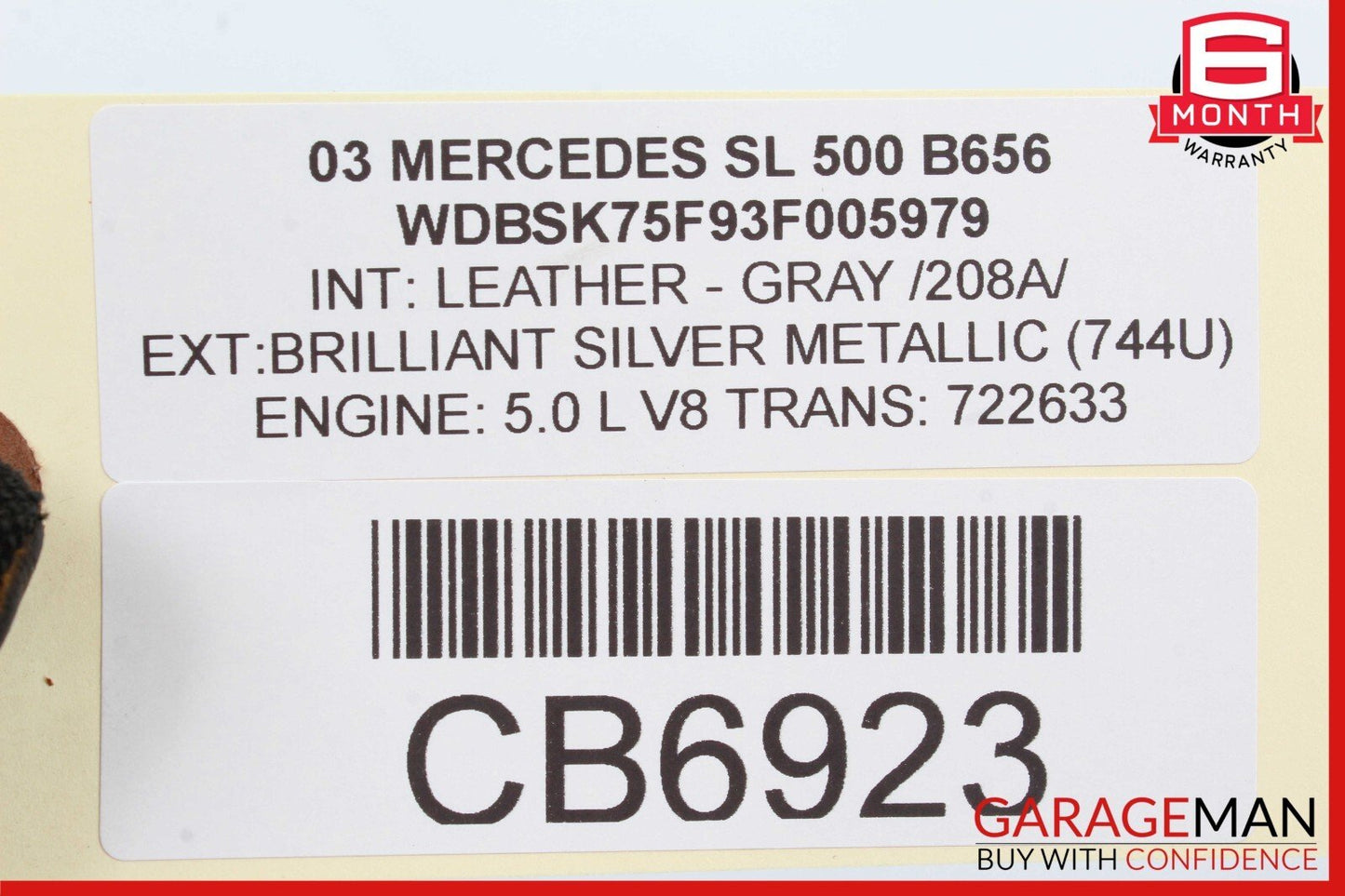 03-12 Mercedes R230 SL500 Front Left RWD Wheel Spindle Knuckle Hub Bearing OEM