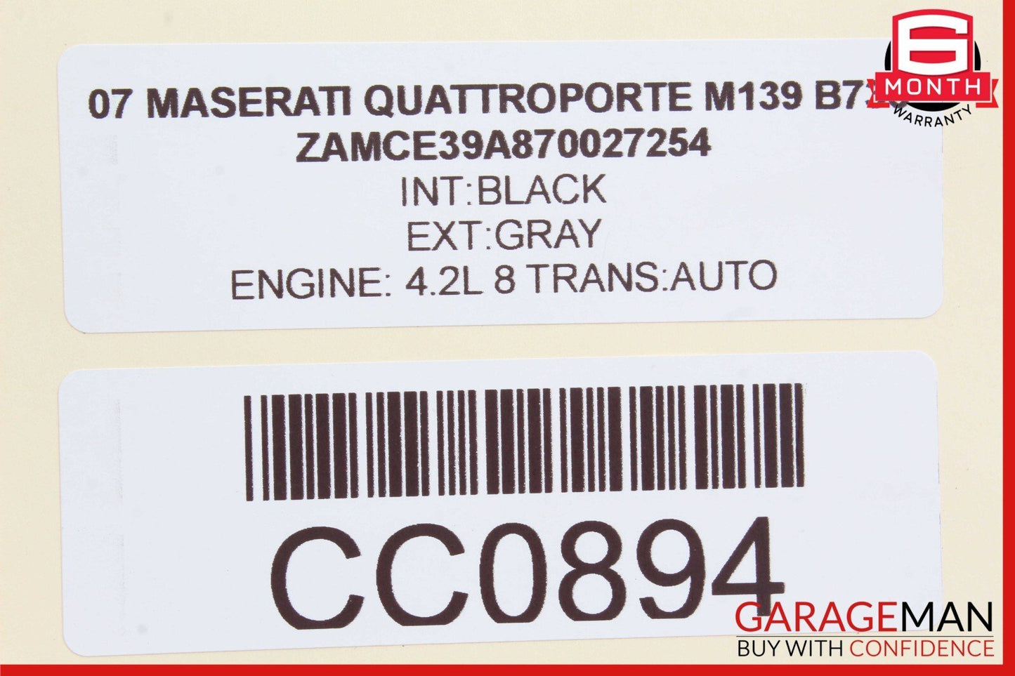 04-17 Maserati Quattroporte Front Left & Right Brake Caliper Calipers Set OEM