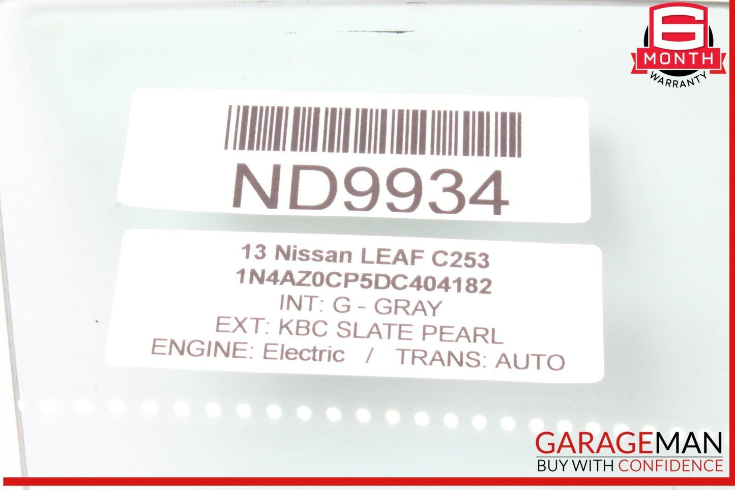13-24 Nissan Leaf Front Right Passenger Side Door Window Glass 803003NF0A OEM
