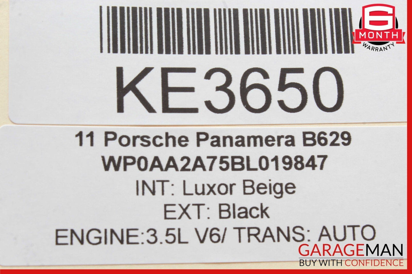 10-16 Porsche Panamera 970 Rear Right or Left Side Suspension Upper Control Arm