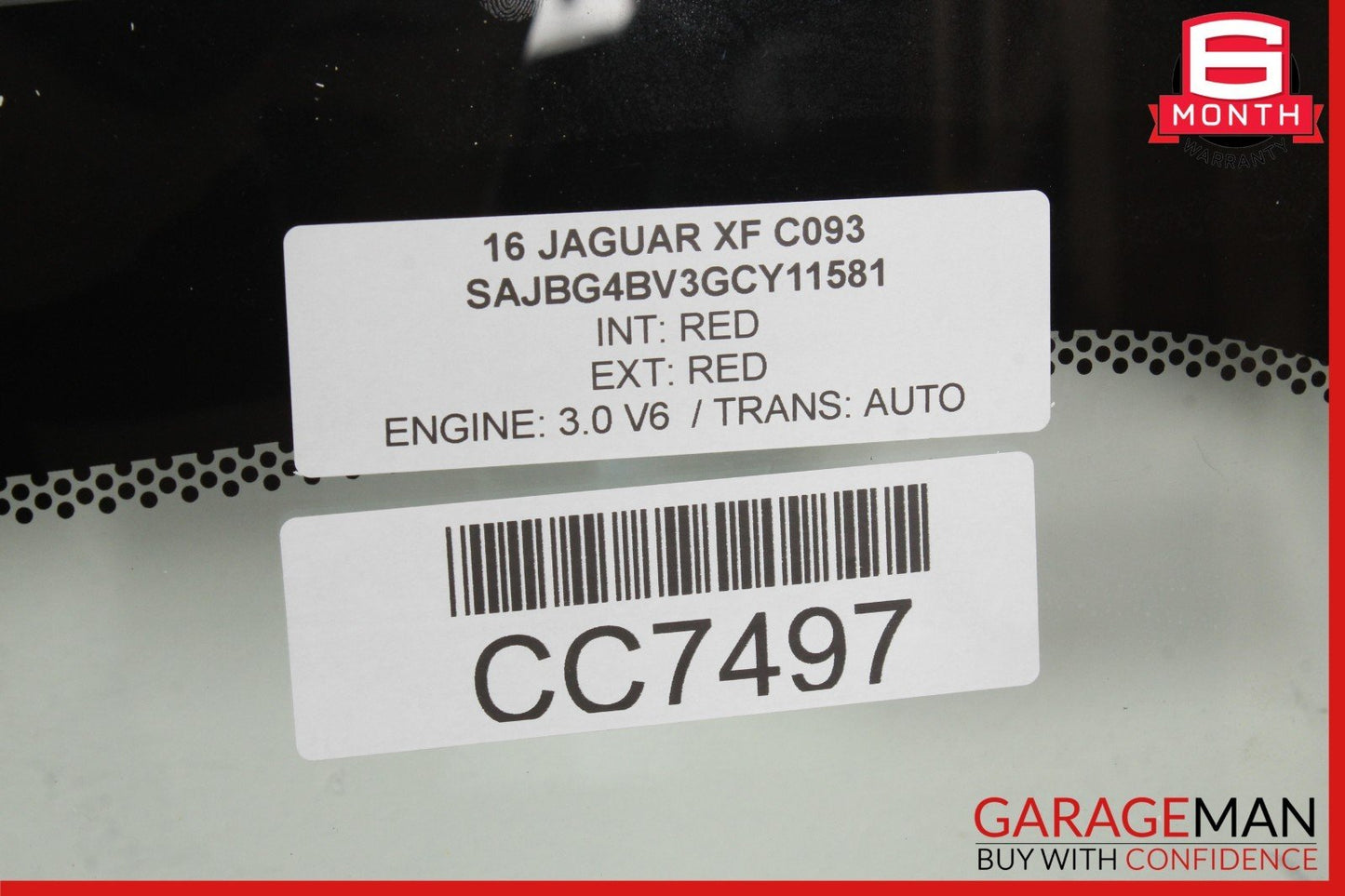 16-23 Jaguar XF Windshield Windscreen Window Glass OEM