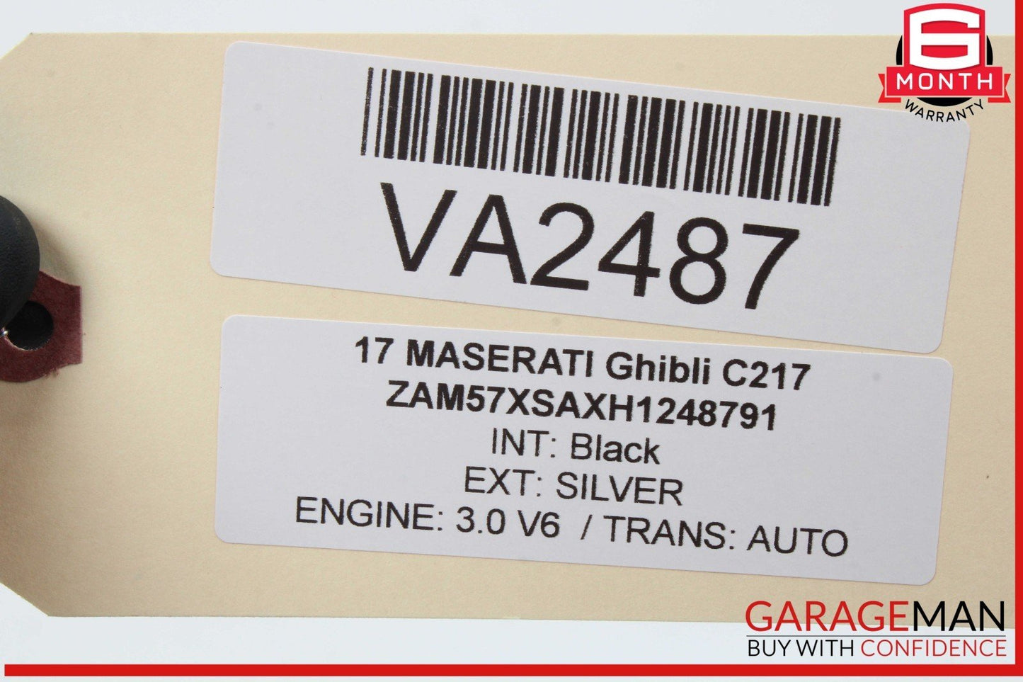14-17 Maserati Ghibli Front Left Driver Side Exterior Door Handle Assembly OEM
