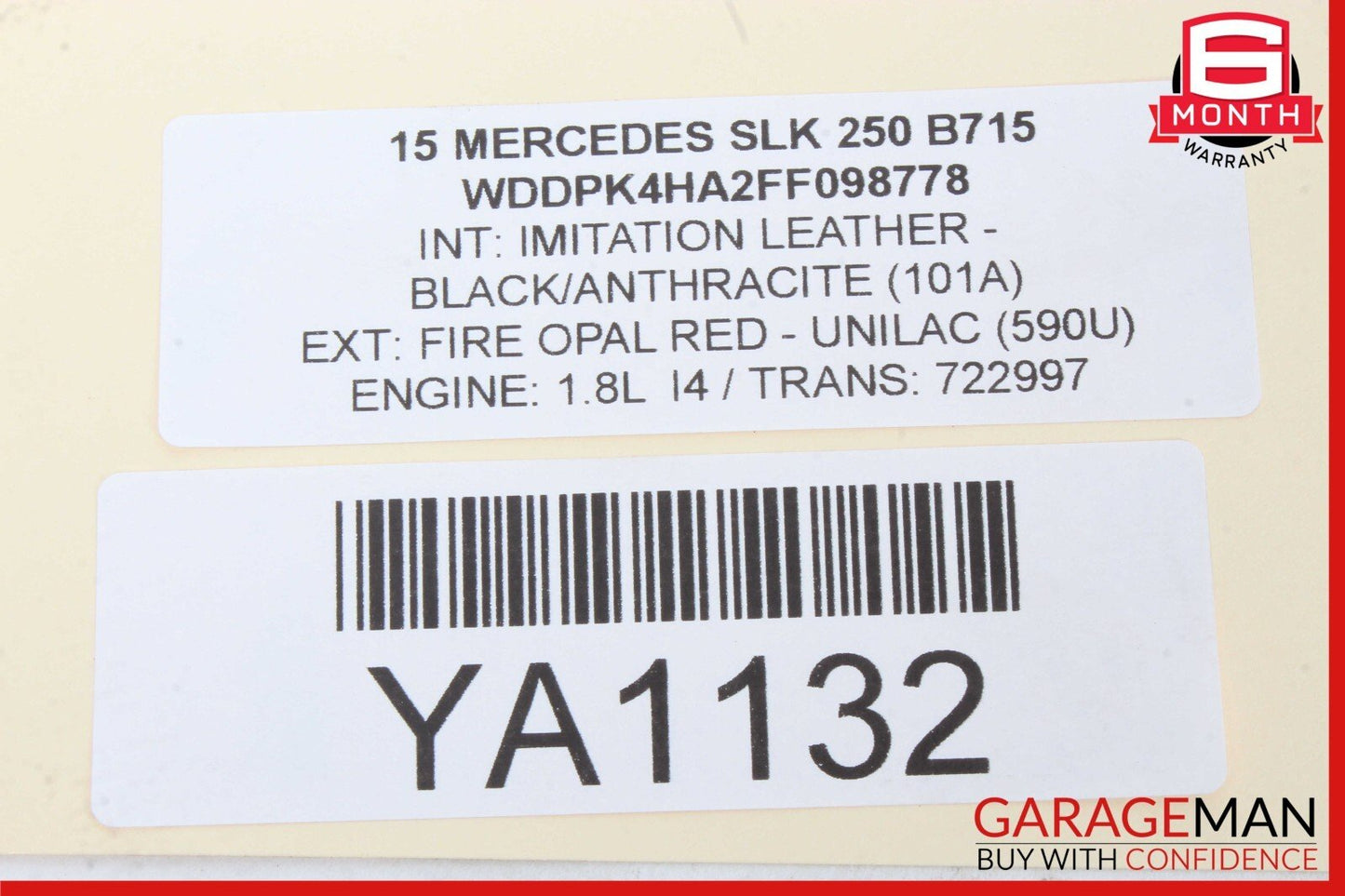 12-16 Mercedes R172 SLK250 SLK300 Navigation Command Head Unit DVD CD Audio OEM