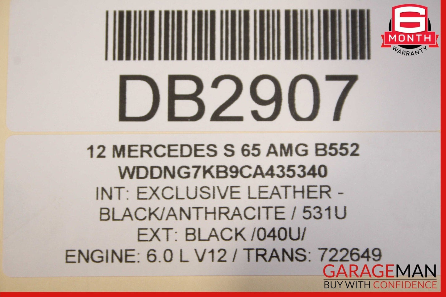 07-13 Mercedes W221 S65 AMG Fuel Gas Tank Filler Neck Assembly OEM
