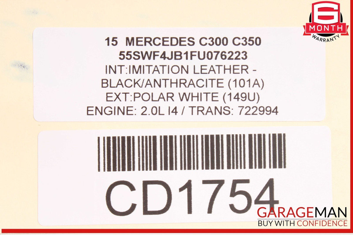 15-20 Mercedes W205 C300 E300 M274 Engine Motor Block Assembly 2.0 L4 OEM 140k