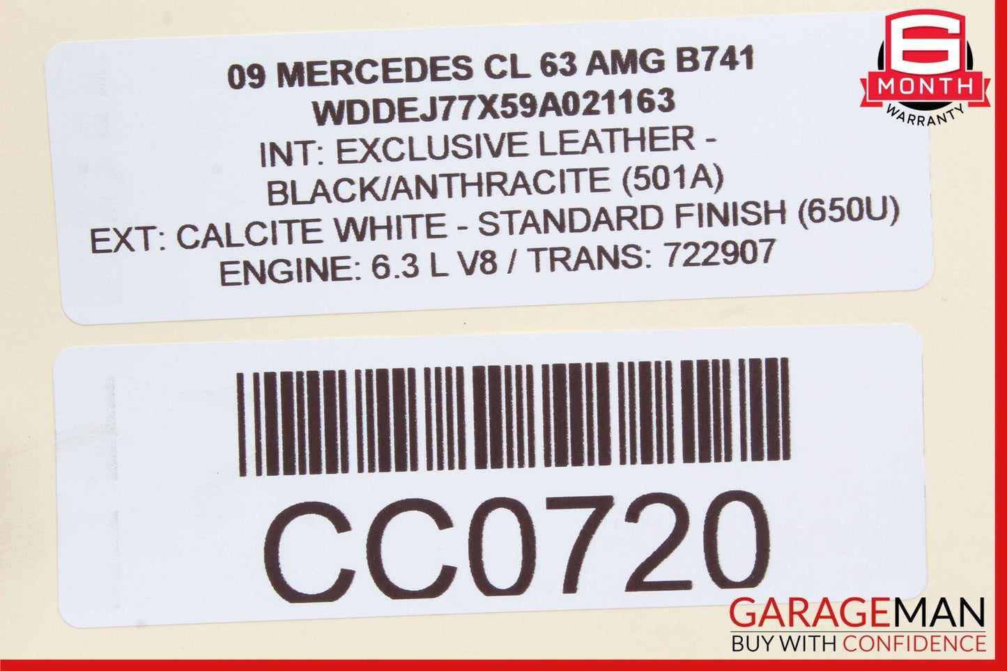 08-14 Mercedes W221 S63 CL65 CL63 AMG Front Left & Right Brake Caliper Set of 2