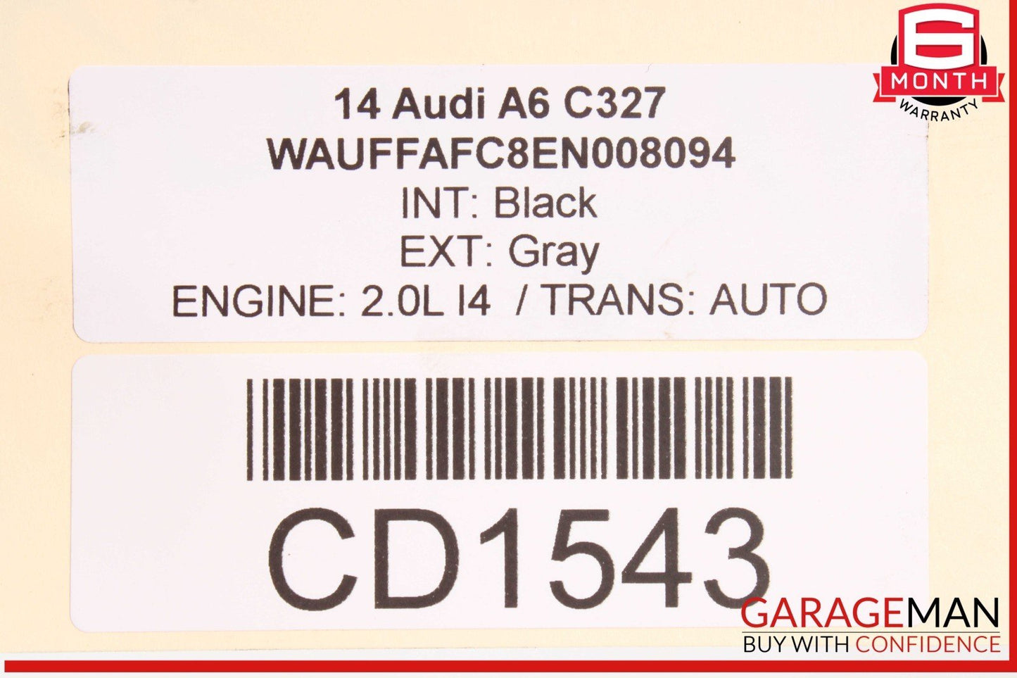 12-18 Audi A6 A7 Quattro Rear Diff Differential Axle Carrier Assembly OEM