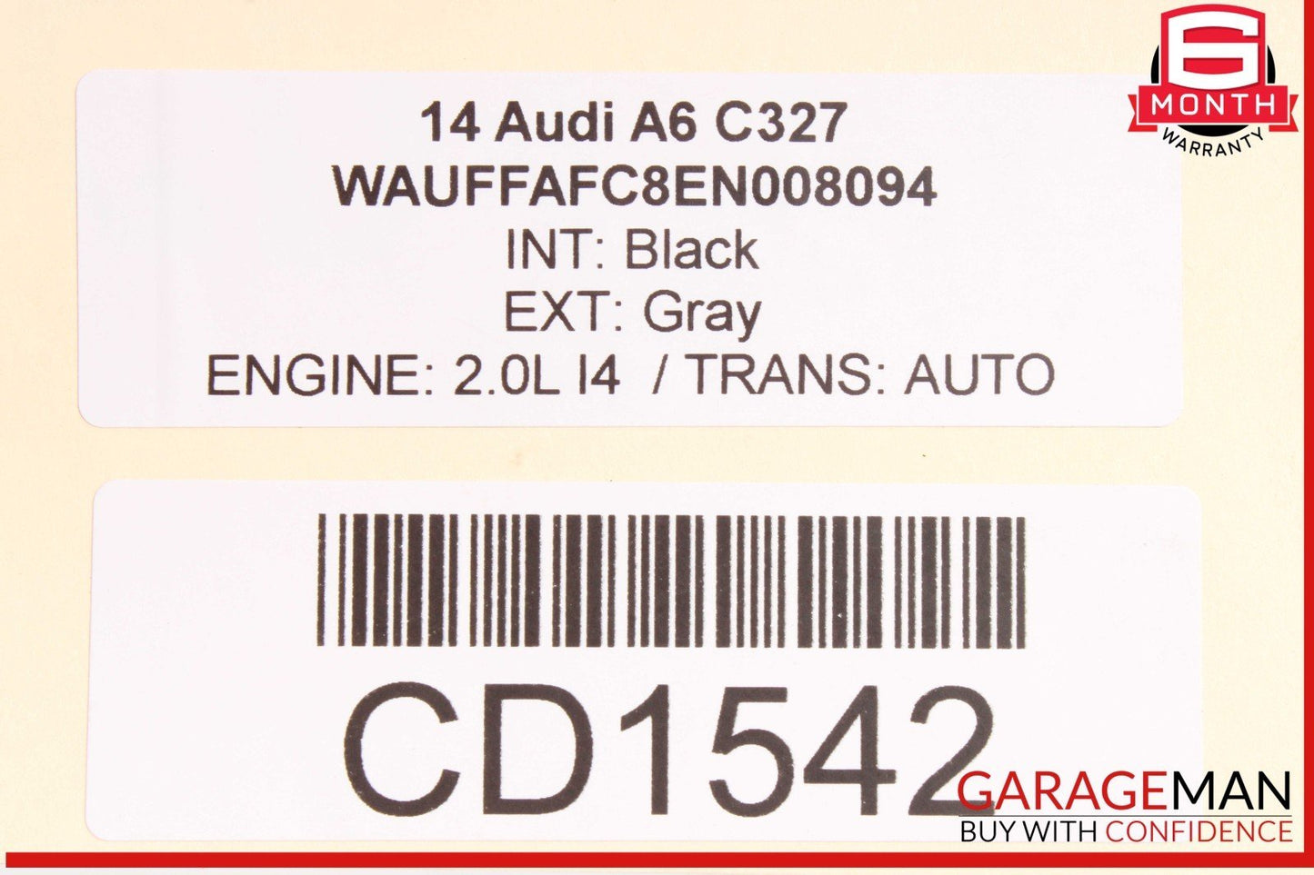 12-17 Audi A6 A5 Q5 2.0L Automatic Transmission Assembly OEM 128k
