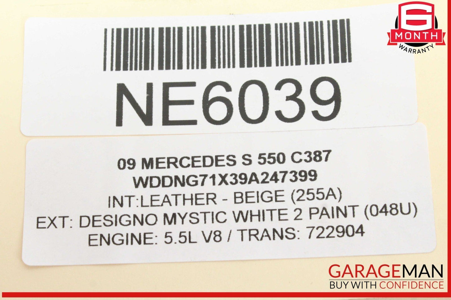 07-13 Mercedes W221 S550 Front Radiator Core Support Headlight Bracket Frame OEM
