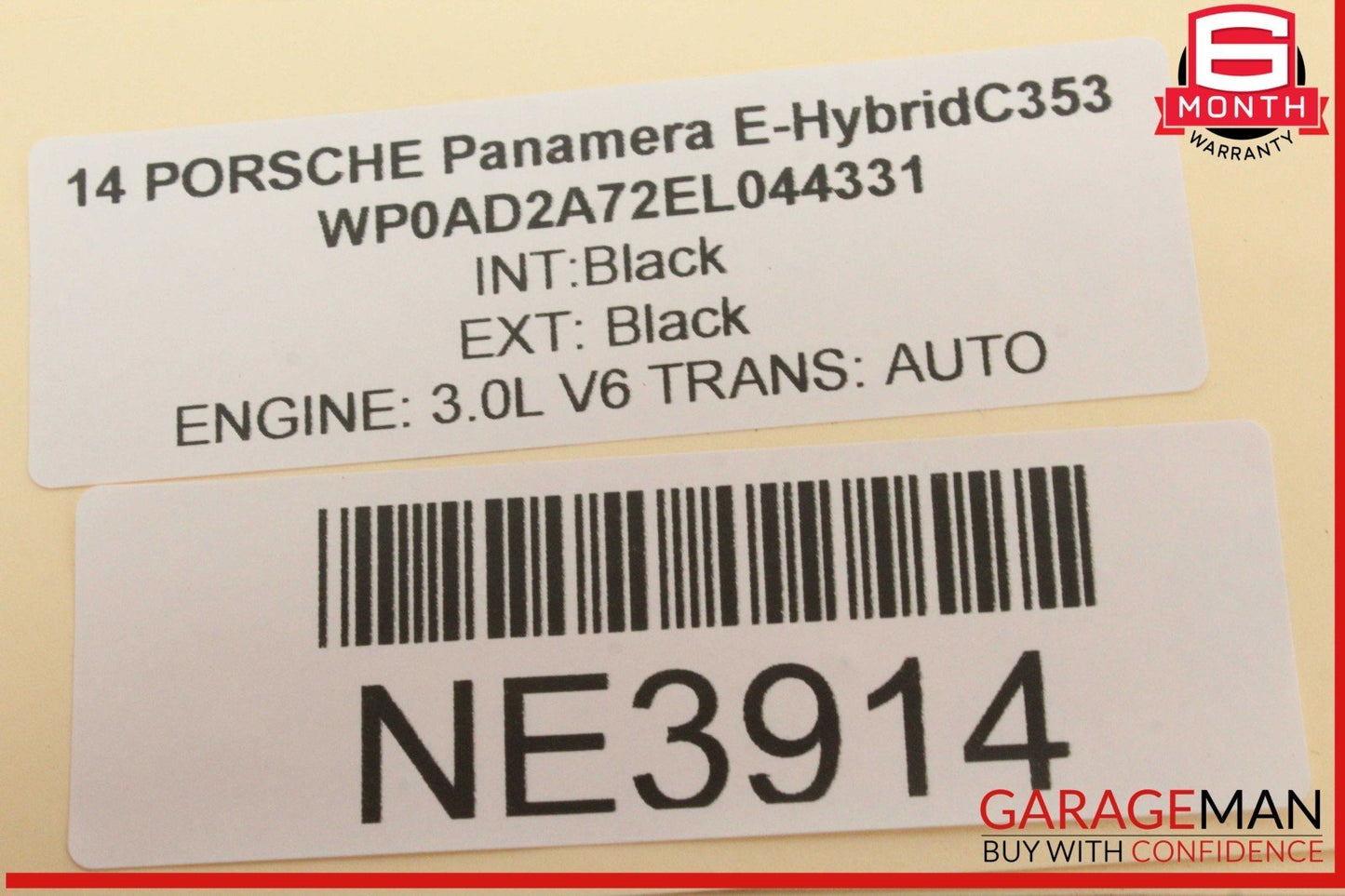 10-18 Porsche Panamera 970 E-Hybrid Rear Left & Right Side Door Sound Speaker
