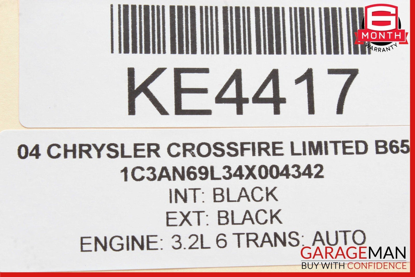 04-08 Chrysler Crossfire Rear Right or Left Lower Suspension Control Arm