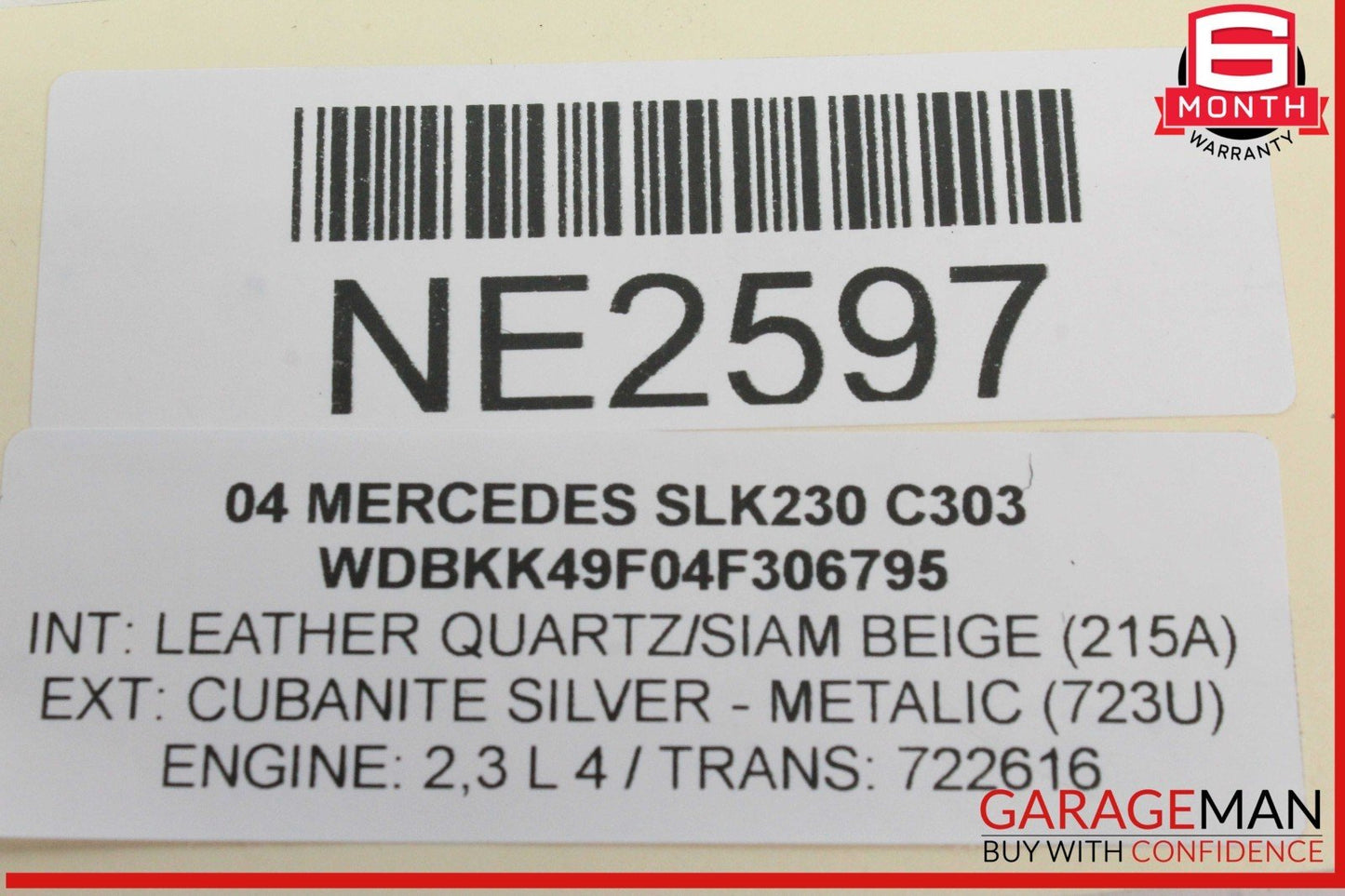 97-04 Mercedes R170 SLK230 Front Right & Left Side Speaker Set 1708202702 OEM
