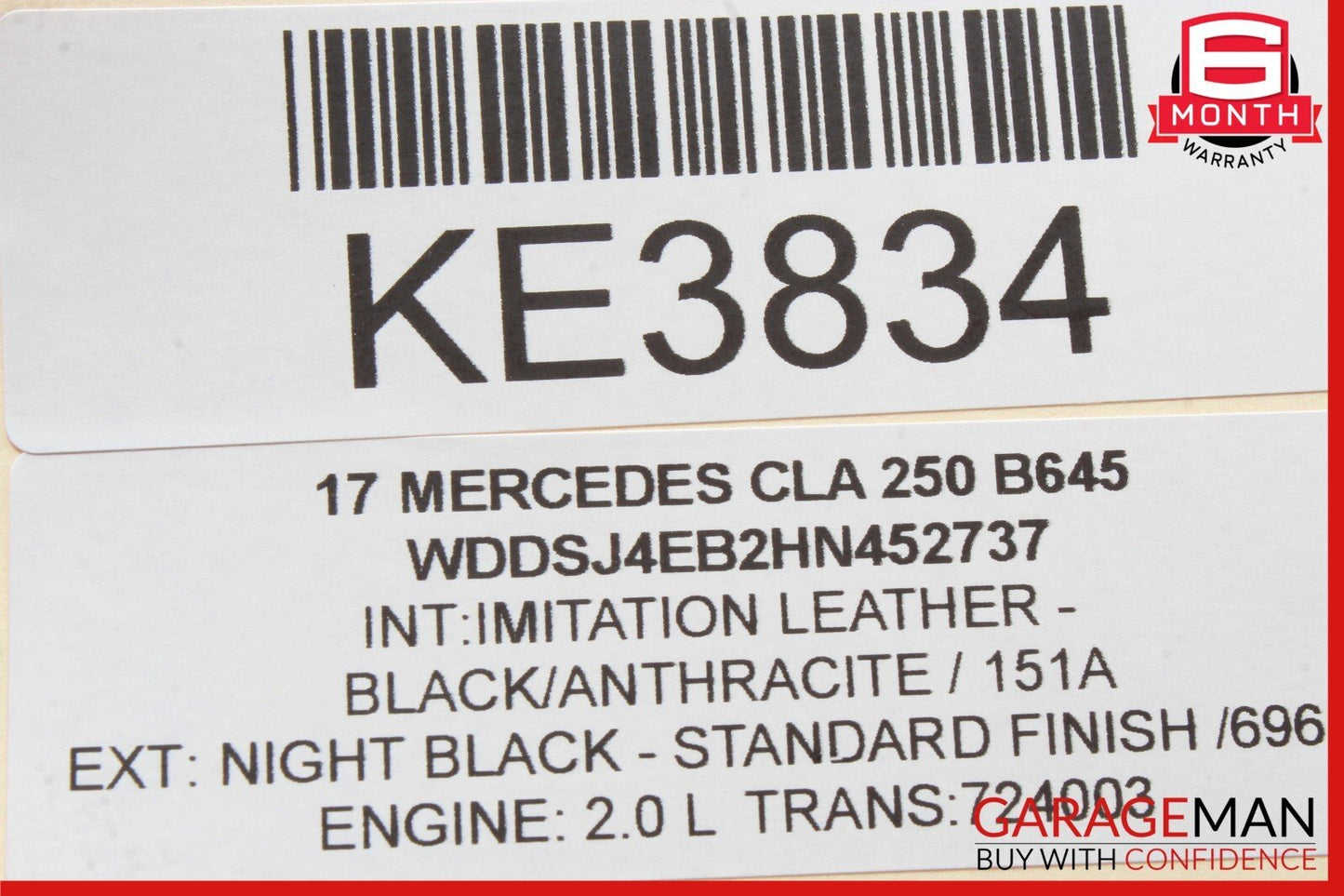 12-20 Mercedes W117 CLA250 GLK350 Right Side Exterior Door Handle OEM