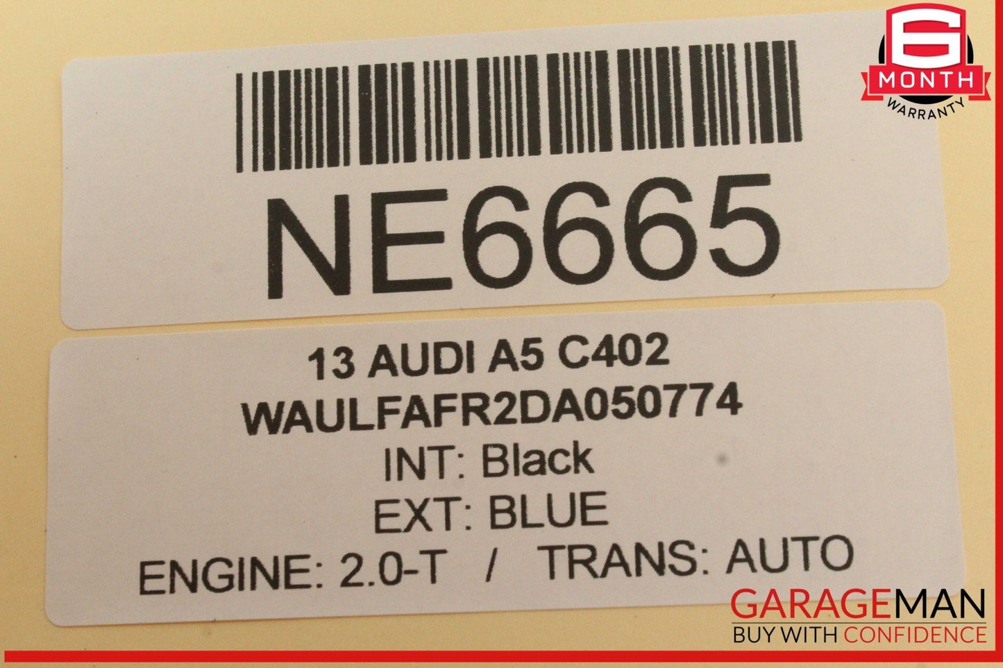 09-16 Audi A5 S4 Rear Right and Left Side Audio Door Speaker Set 8T0035411 OEM