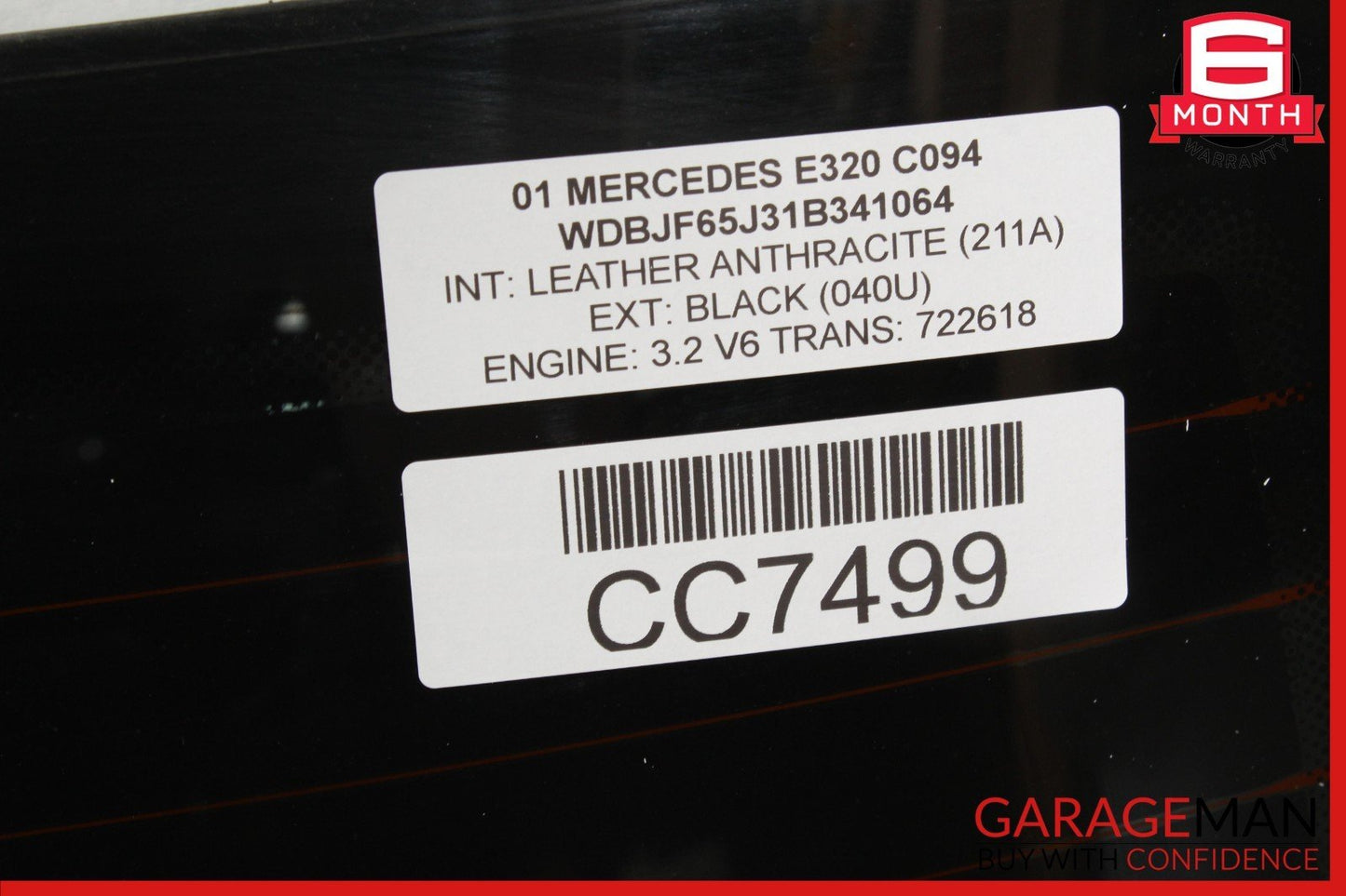 99-02 Mercedes W210 E320 E430 E55 AMG Sedan Rear Windshield Window Glass OEM