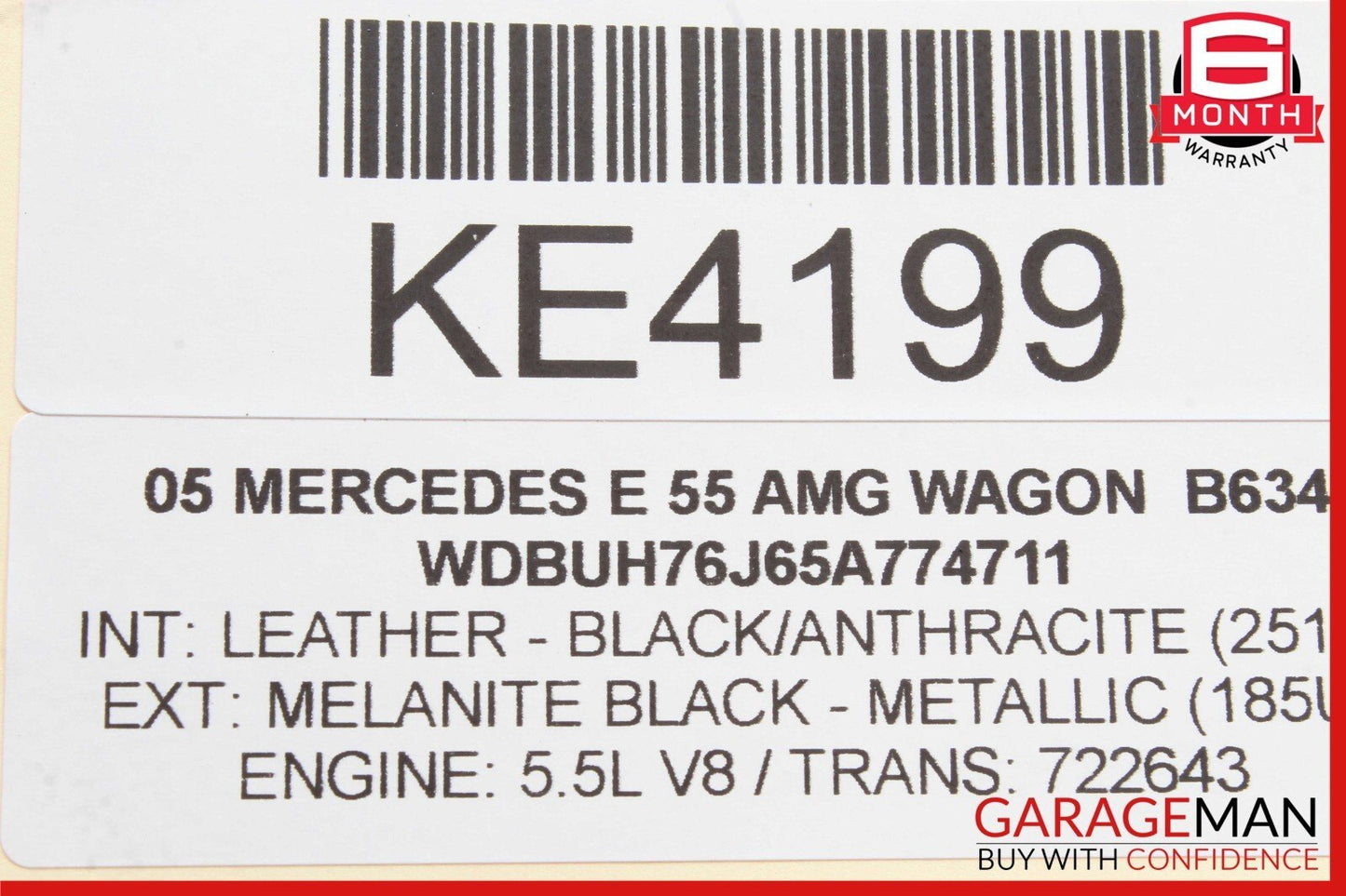 03-12 Mercedes W221 E55 AMG Rear Right or Left Suspension Lower Control Arm OEM
