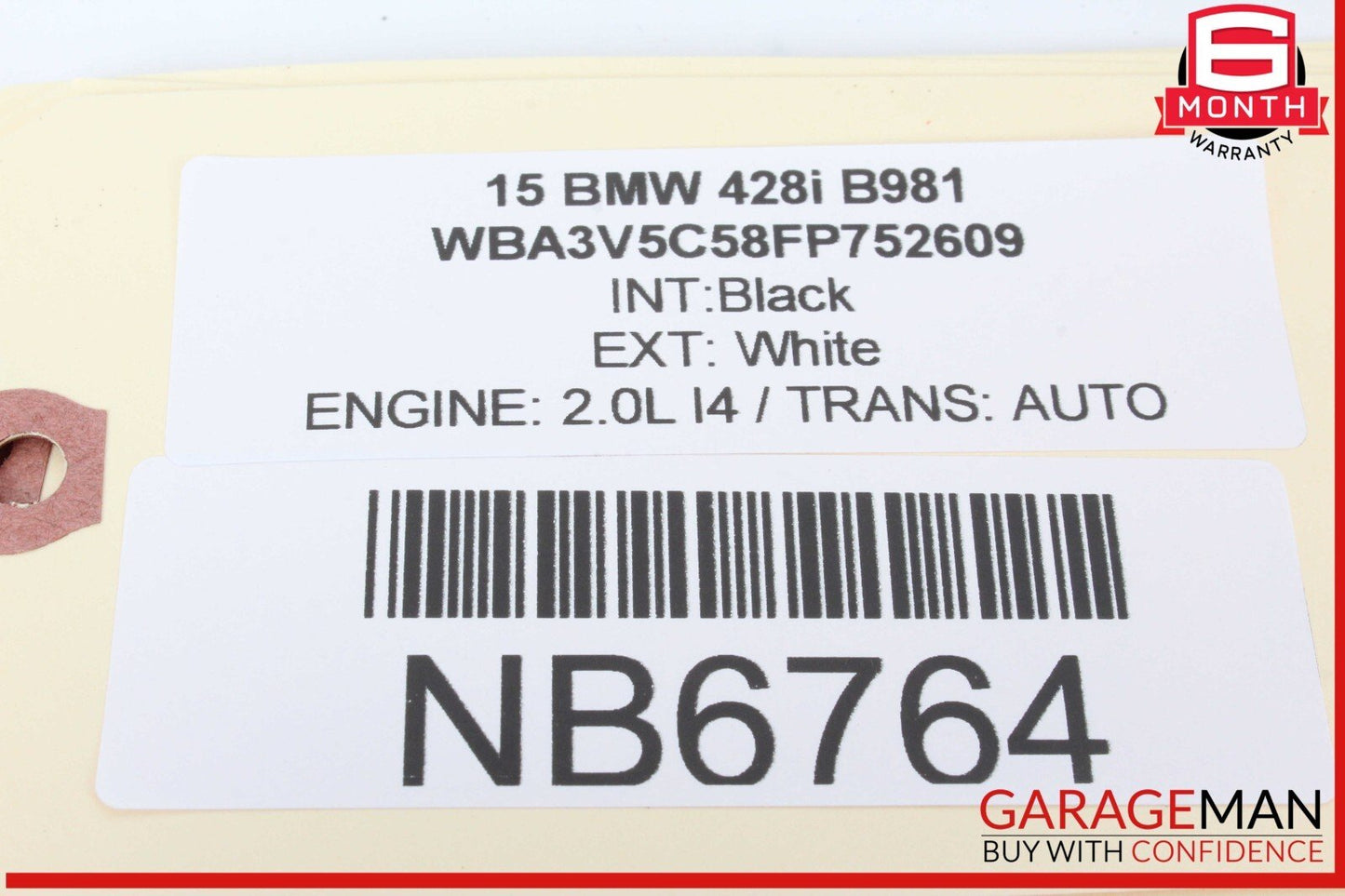 14-16 BMW 428i 435i Front Left Driver Side Steering Wheel w/ Paddle Shifters OEM